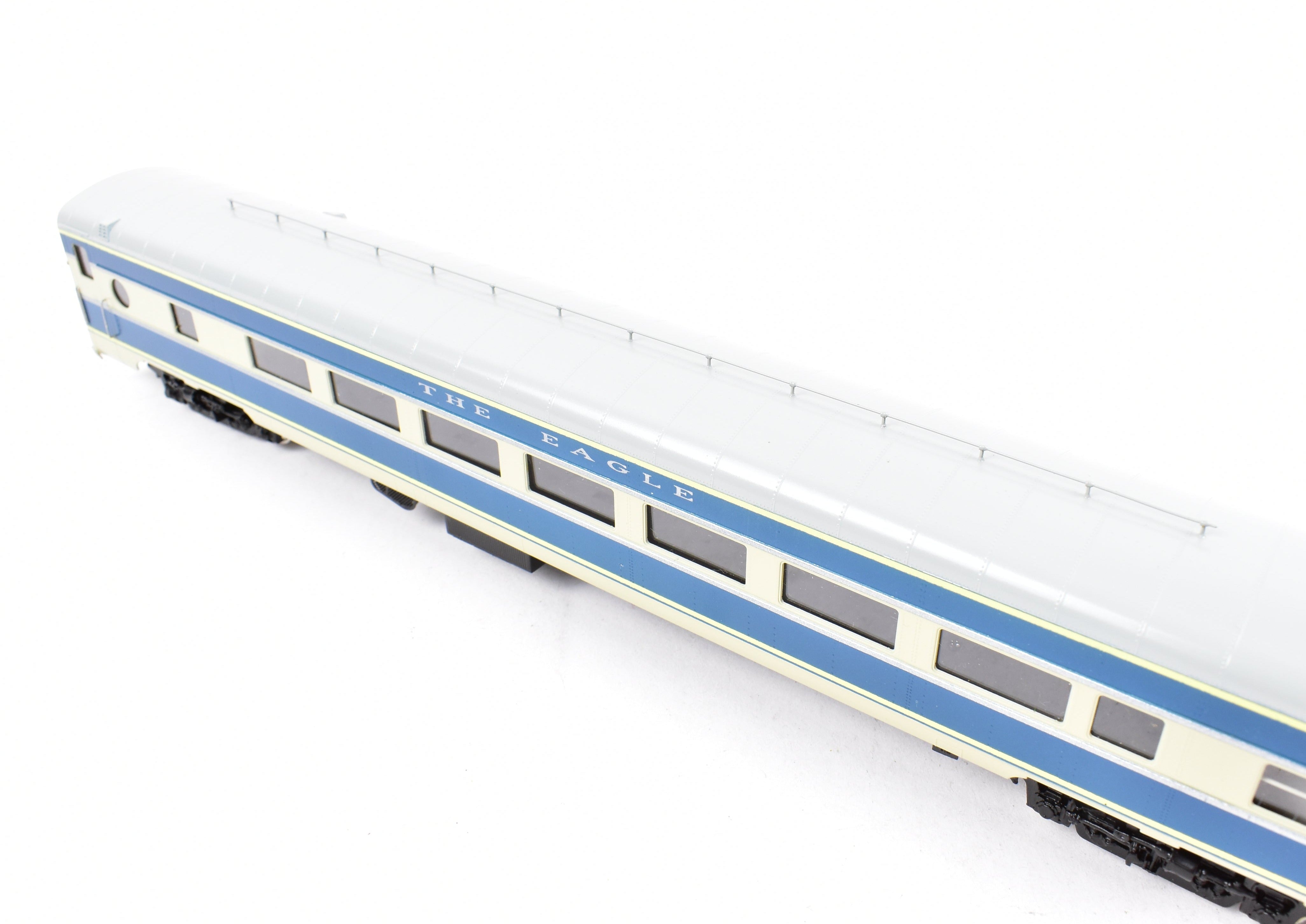 HO Scale Brass Model Train - Hallmark Models MP - Missouri Pacific and T&P - Texas & Pacific Texas Eagle Section 1 Four-Car Set for Model Train Enthusiasts