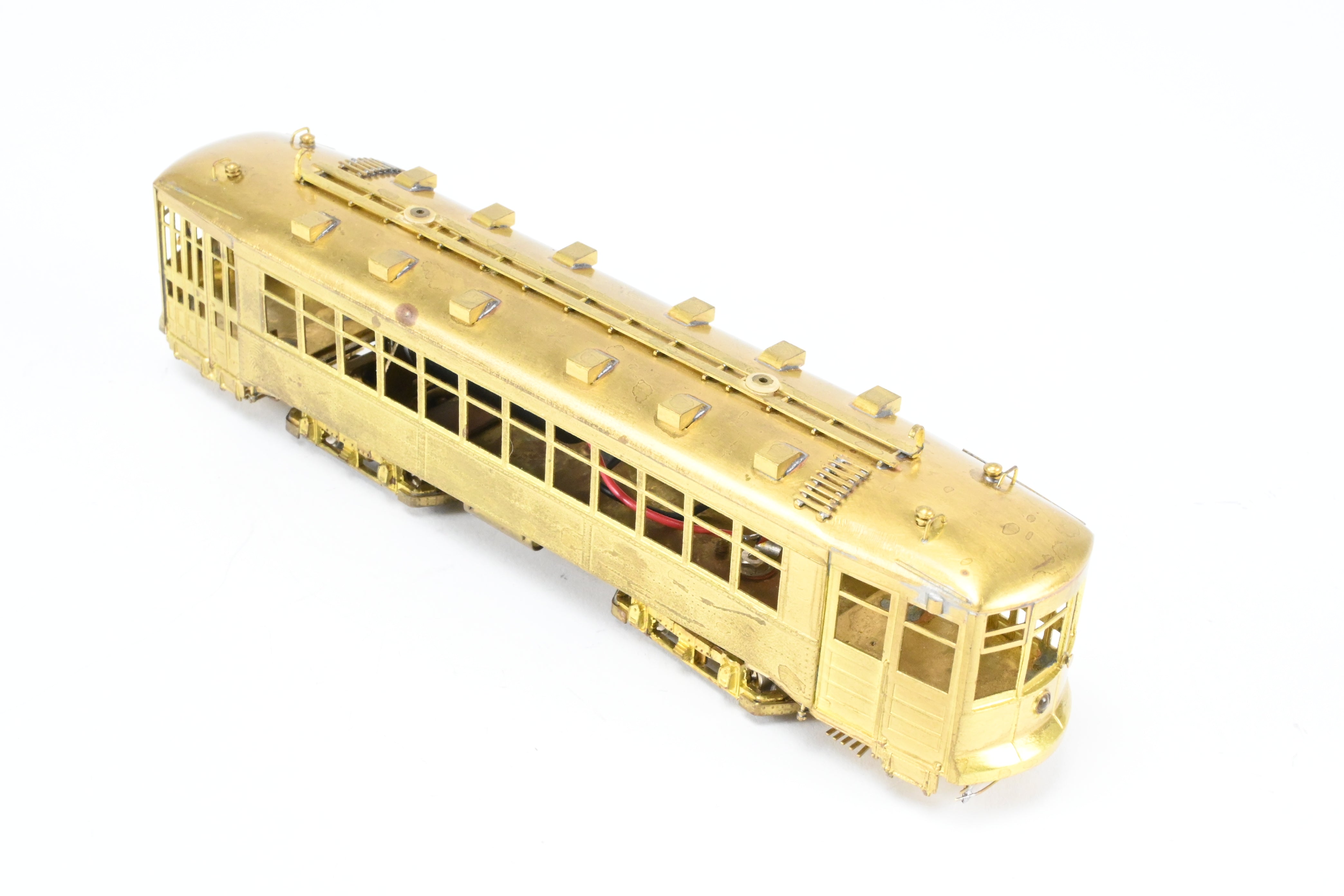 HO Scale Brass Fairfield 345-2 CSL Chicago Surface Lines Two-Man City Car