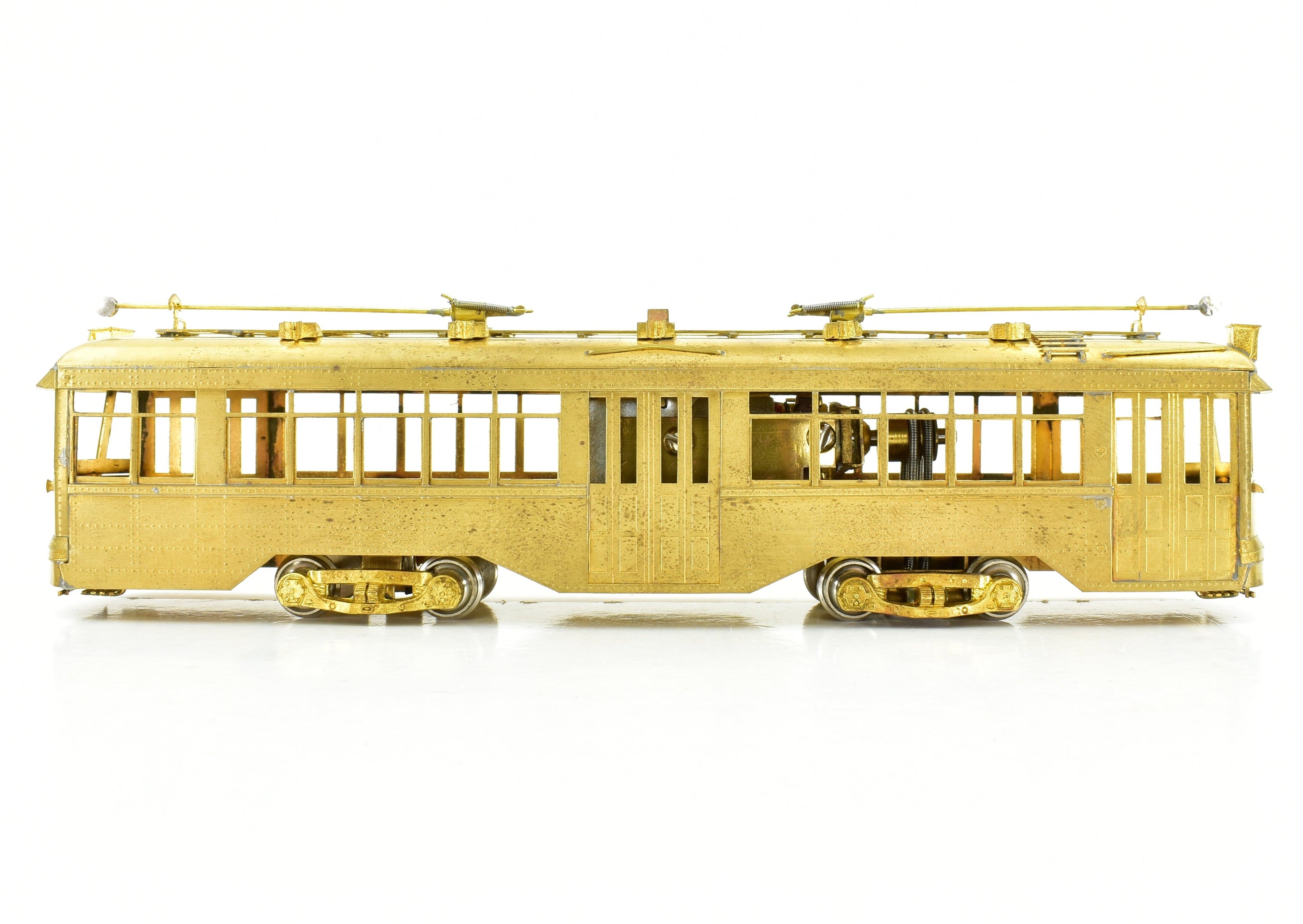 High - Quality HO Scale Brass Los Angeles Railway Type M - 1 Streetcar by S. Soho & Co. LARY