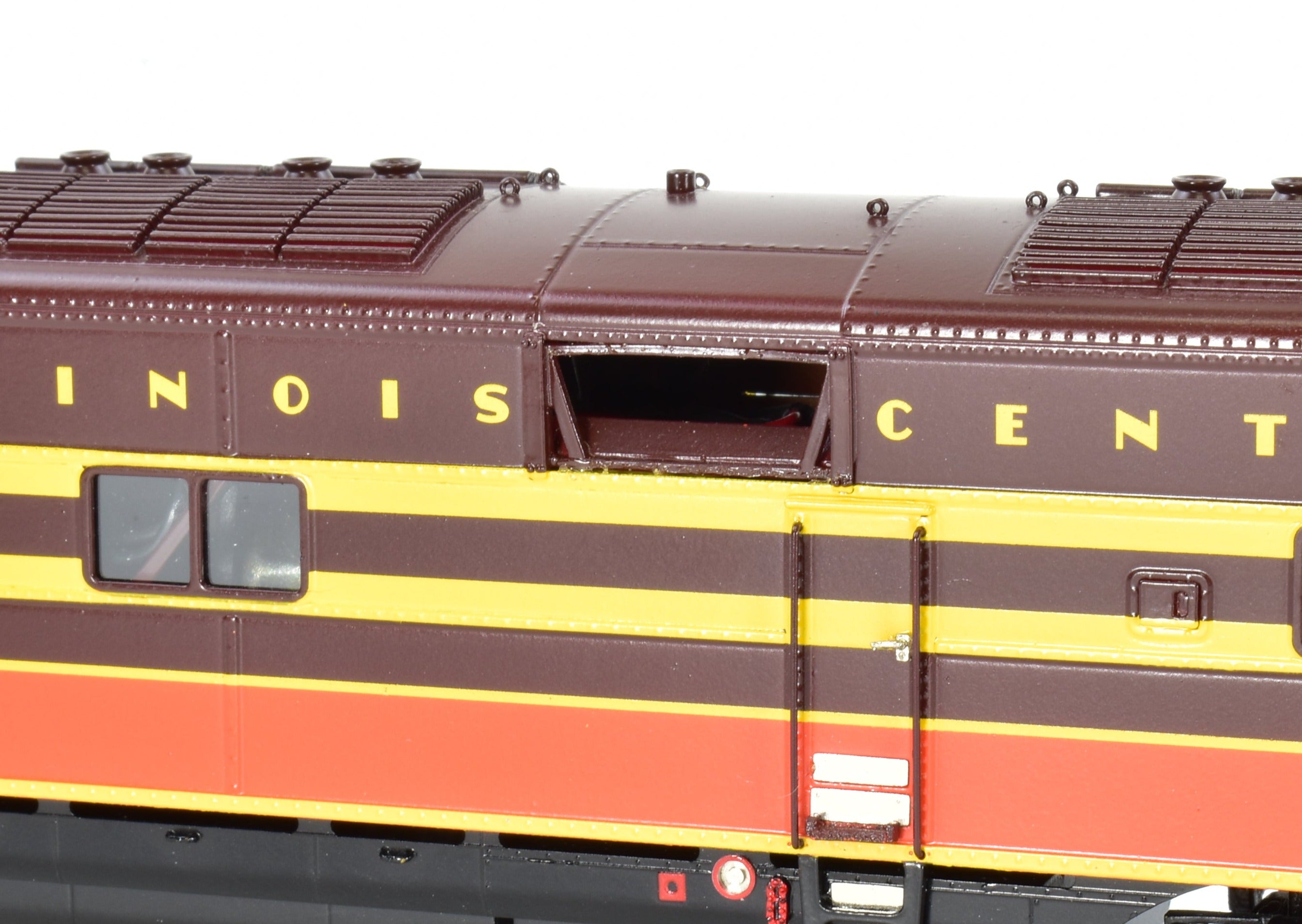 HO Scale Brass Model Train Set - Railway Classics Illinois Central 1942 Panama Limited 10-Car Set with EMD E6 AA Set F/P, Featuring ESU DCC & Sound System