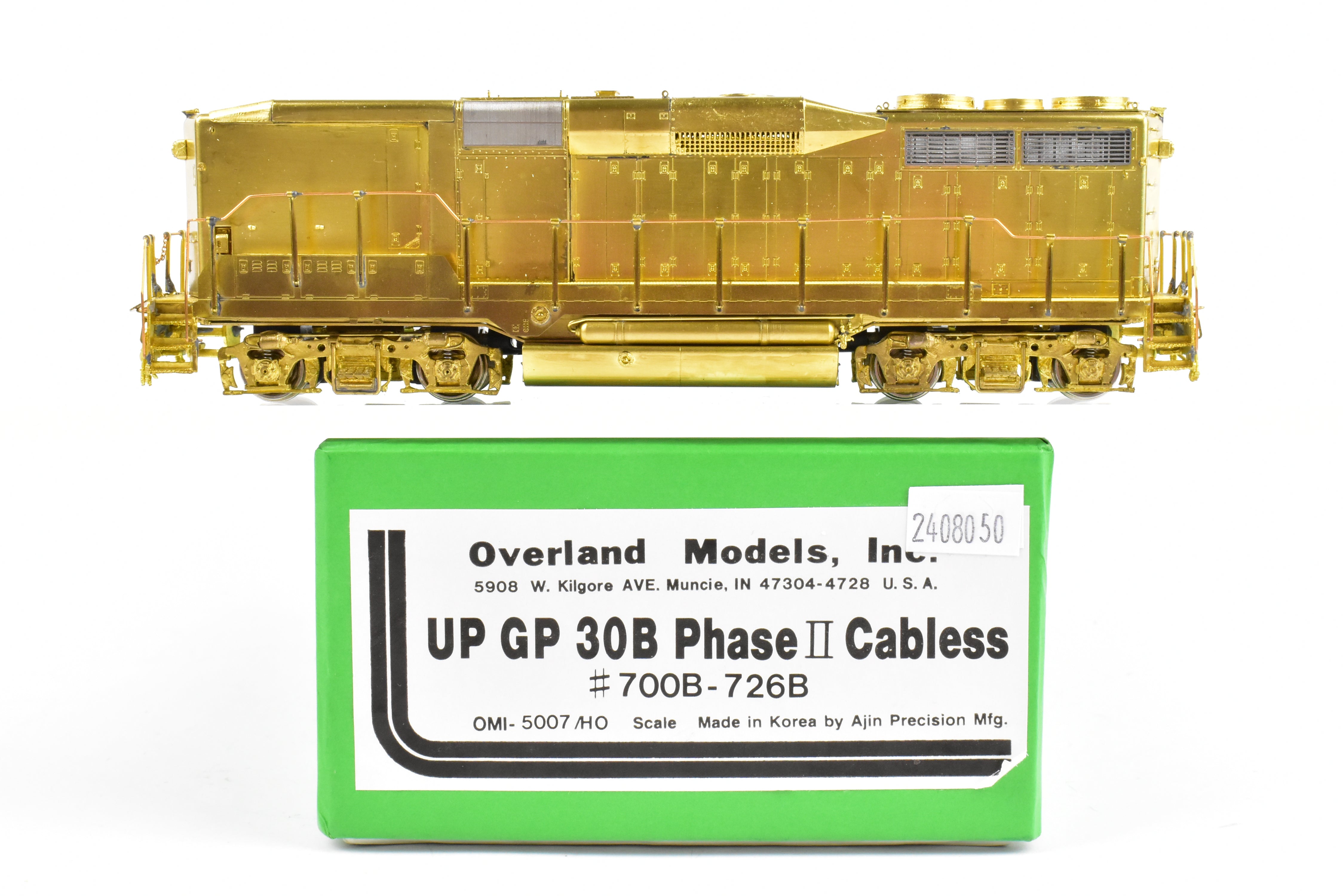 HO Brass Union Pacific EMD GP30B PH II Cabless Models 700B - 726B by Overland