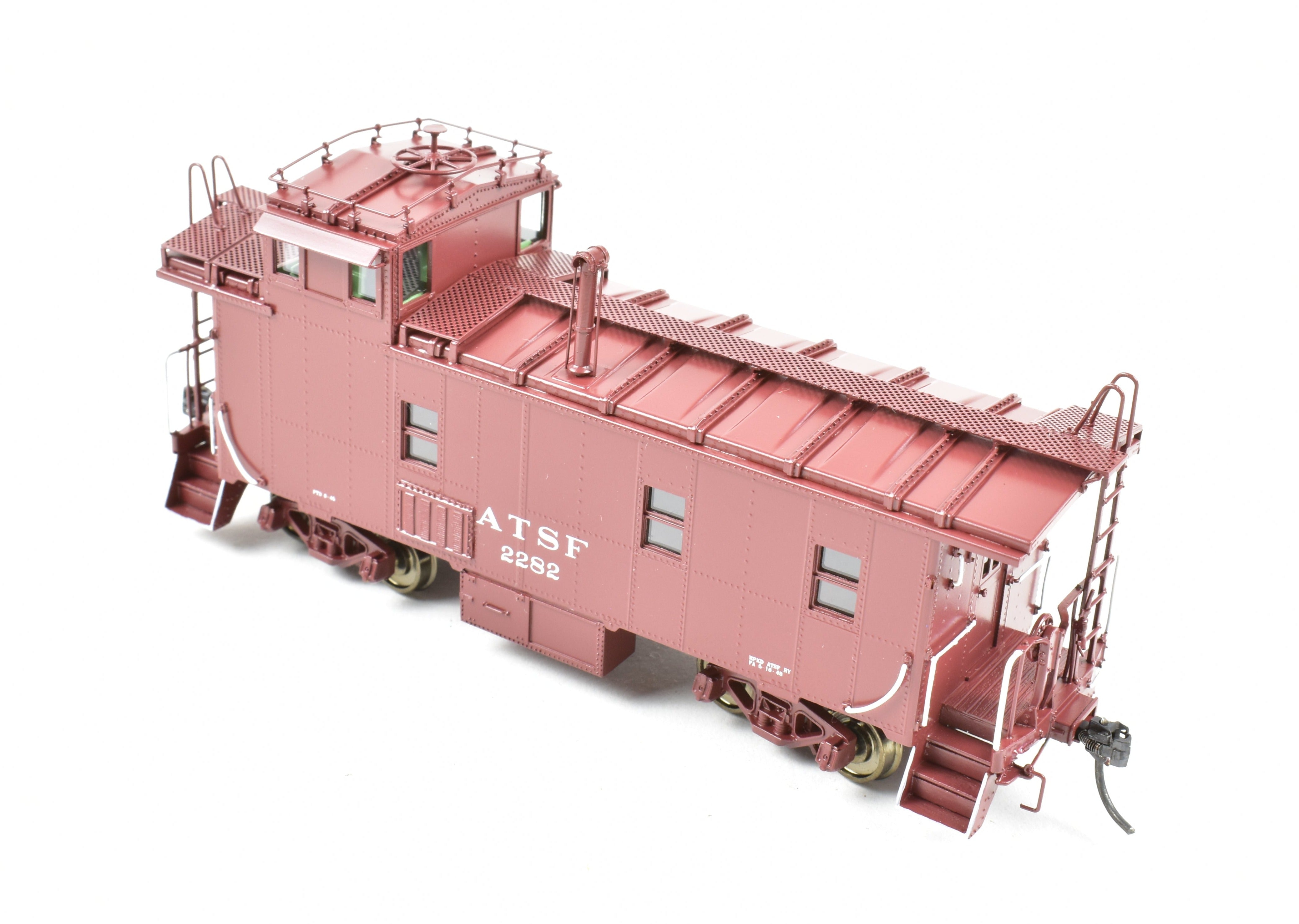 HO Brass DVP Santa Fe Peaked Roof Caboose with Antenna, Road #11616