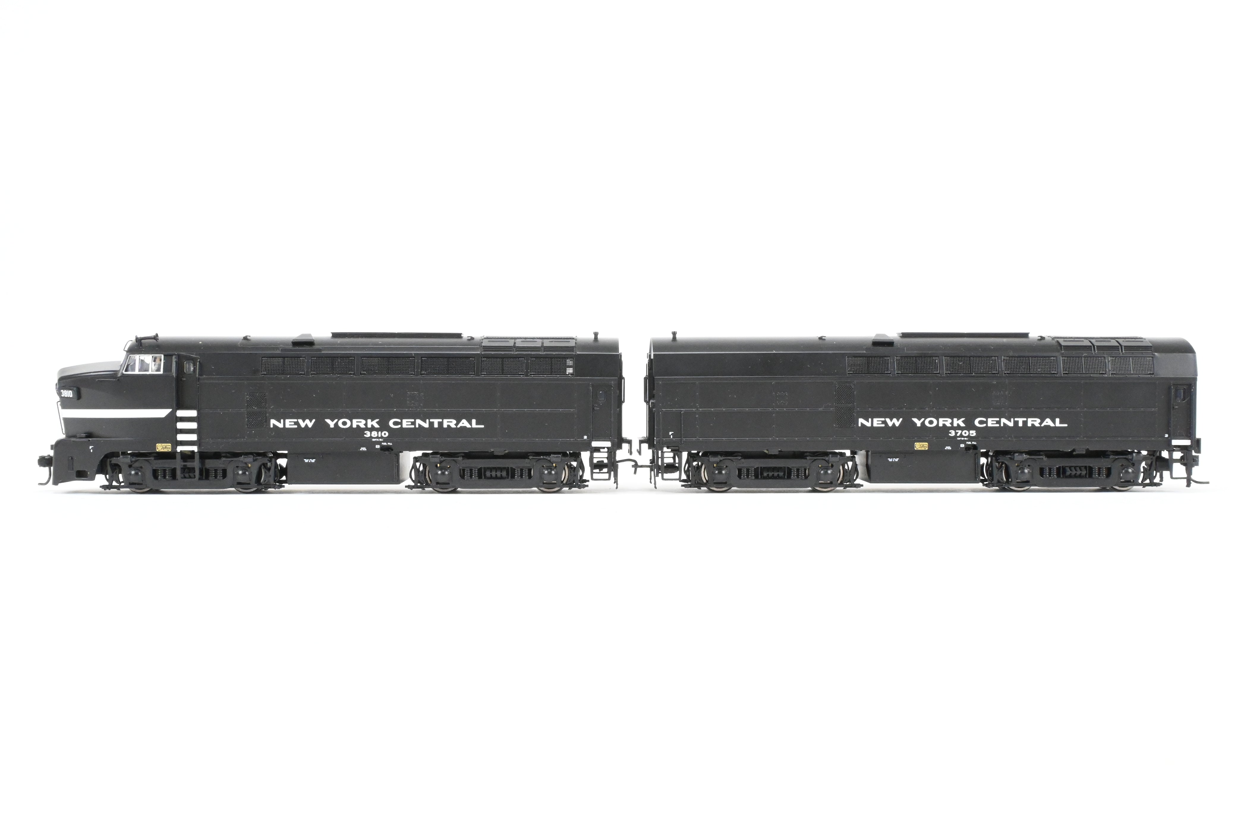 HO Scale Model Train Set - Broadway Limited Imports Paragon 2 New York Central Baldwin RF - 16A/B Cigar Band Locomotive Set with DCC and Sound (Sold As - Is, B - Unit Sound Malfunctioning)