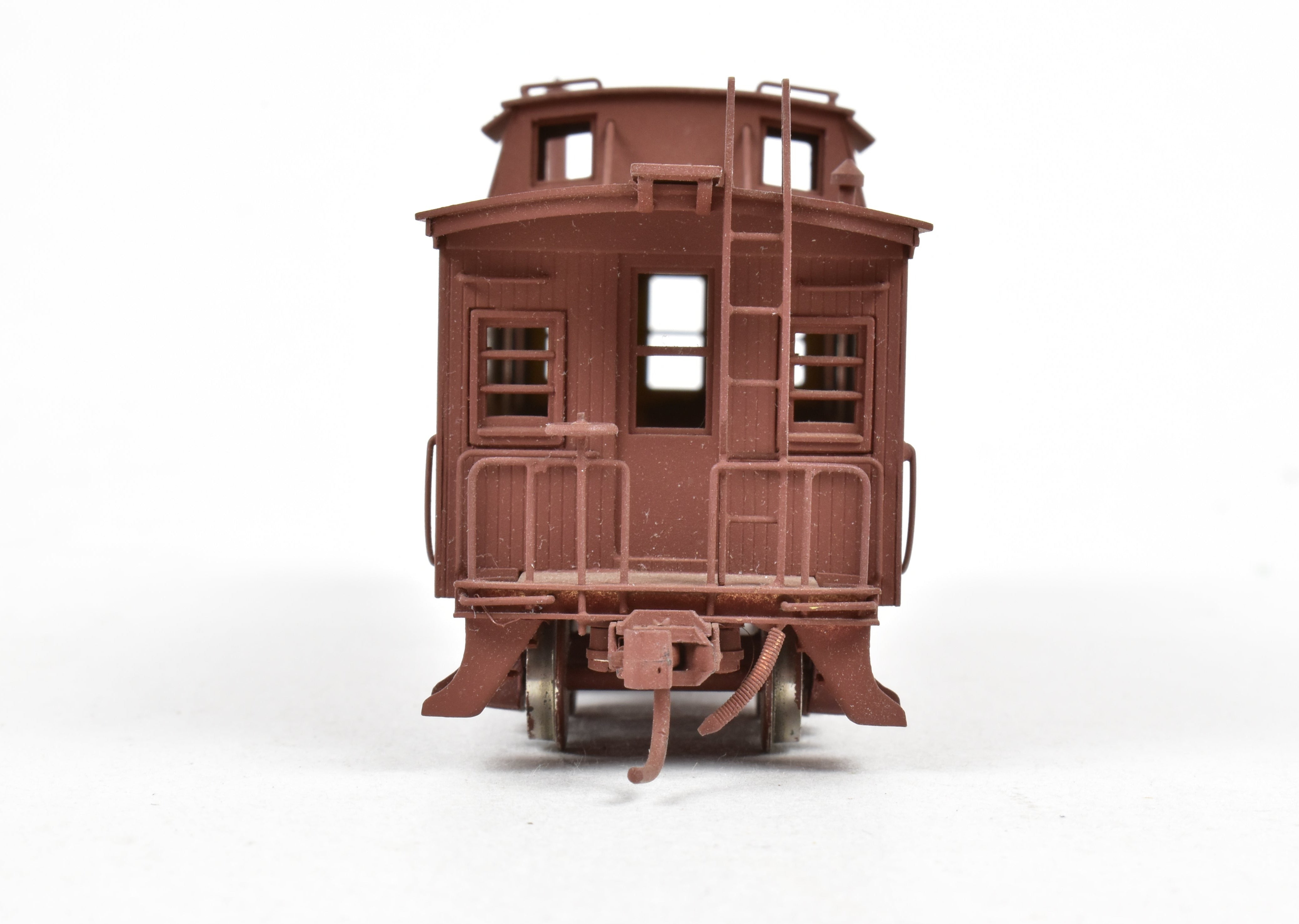 HO Brass Trains Inc. Union Pacific CA-1 Unlettered Painted Wood Caboose, No Box
