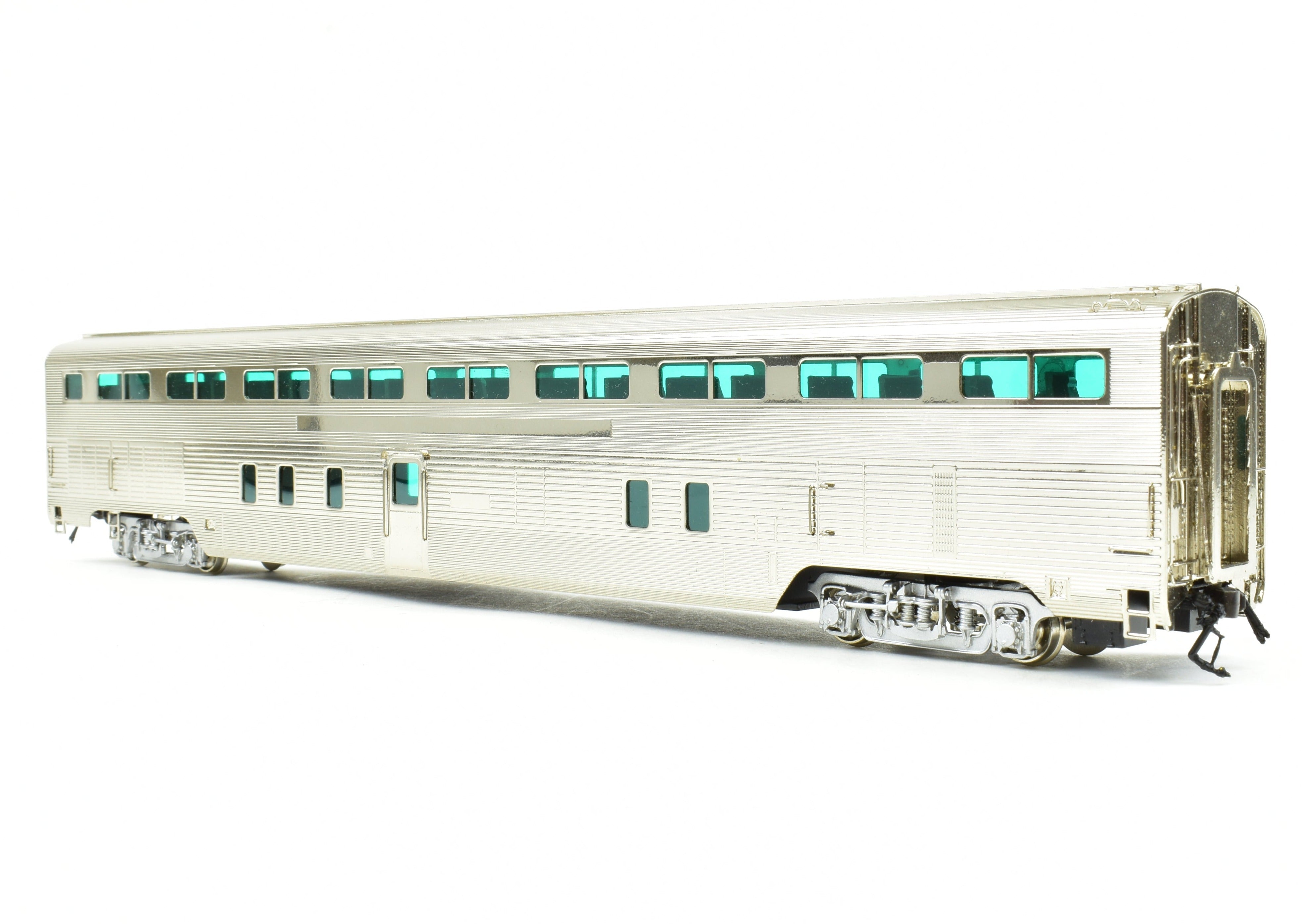 HO Scale Brass Hallmark Models ATSF - Santa Fe High - Level Transition Chair Car of the Super Crown Special Revised Version