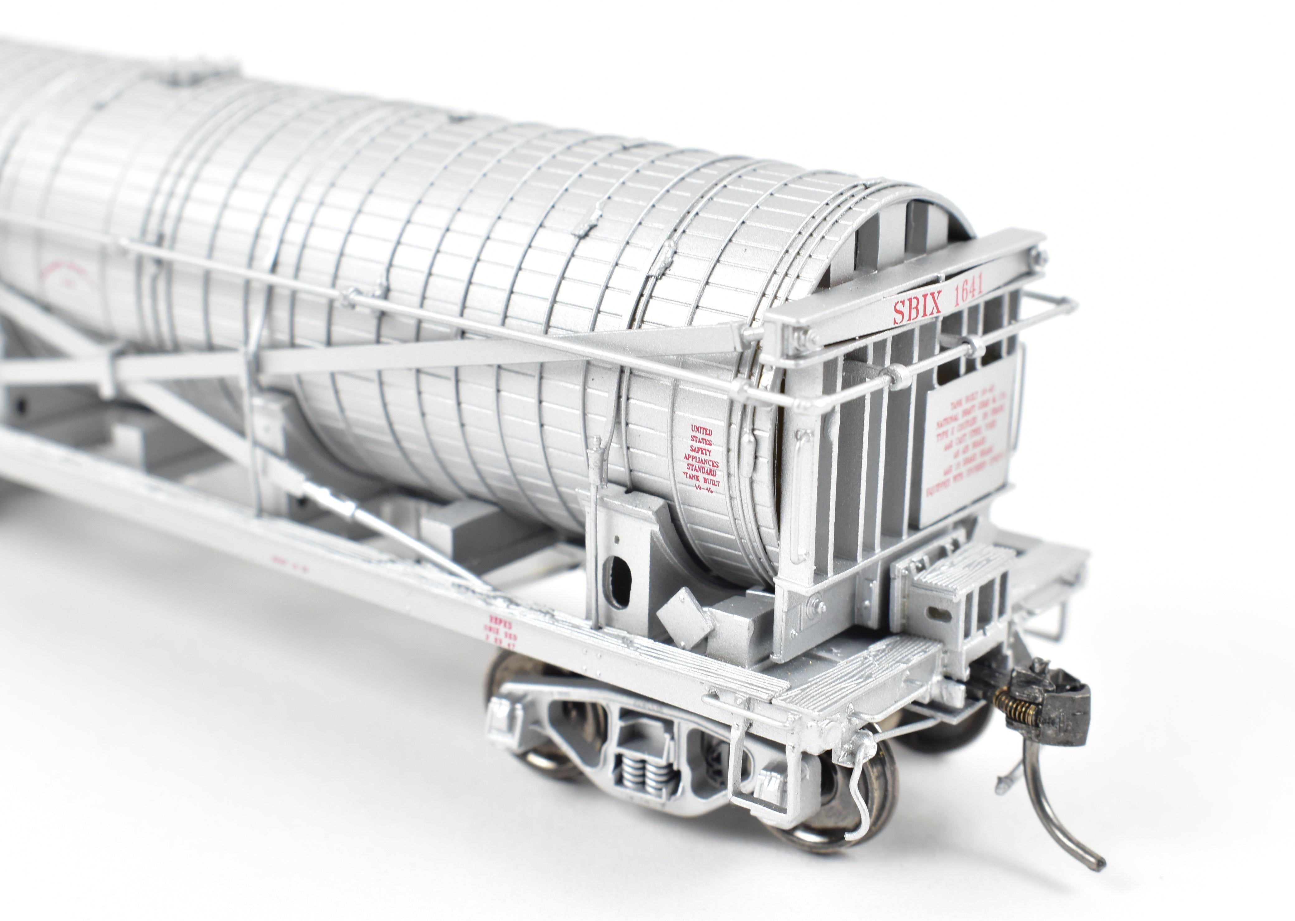 High - Quality HO Scale New Brass Model Train for North Bank Line, Standard Brand Vinegar Car with SBIX 1641 Specification