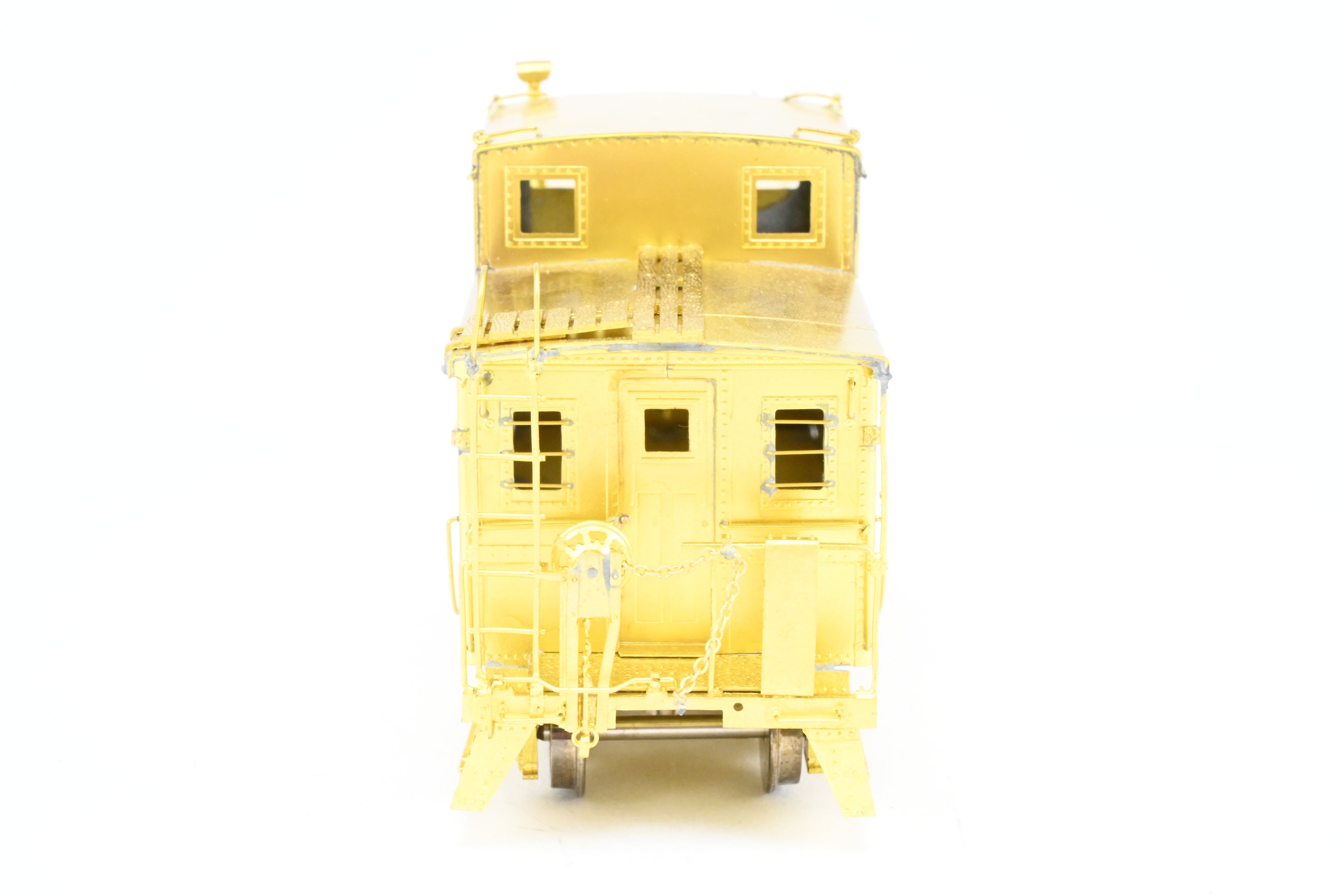HO Scale Brass OMI - Overland Models, Inc. Erie Railroad Offset Cupola Caboose Models of Nos. C - 110 - 169 Riveted Design with Belt Rail from the 1951 Era