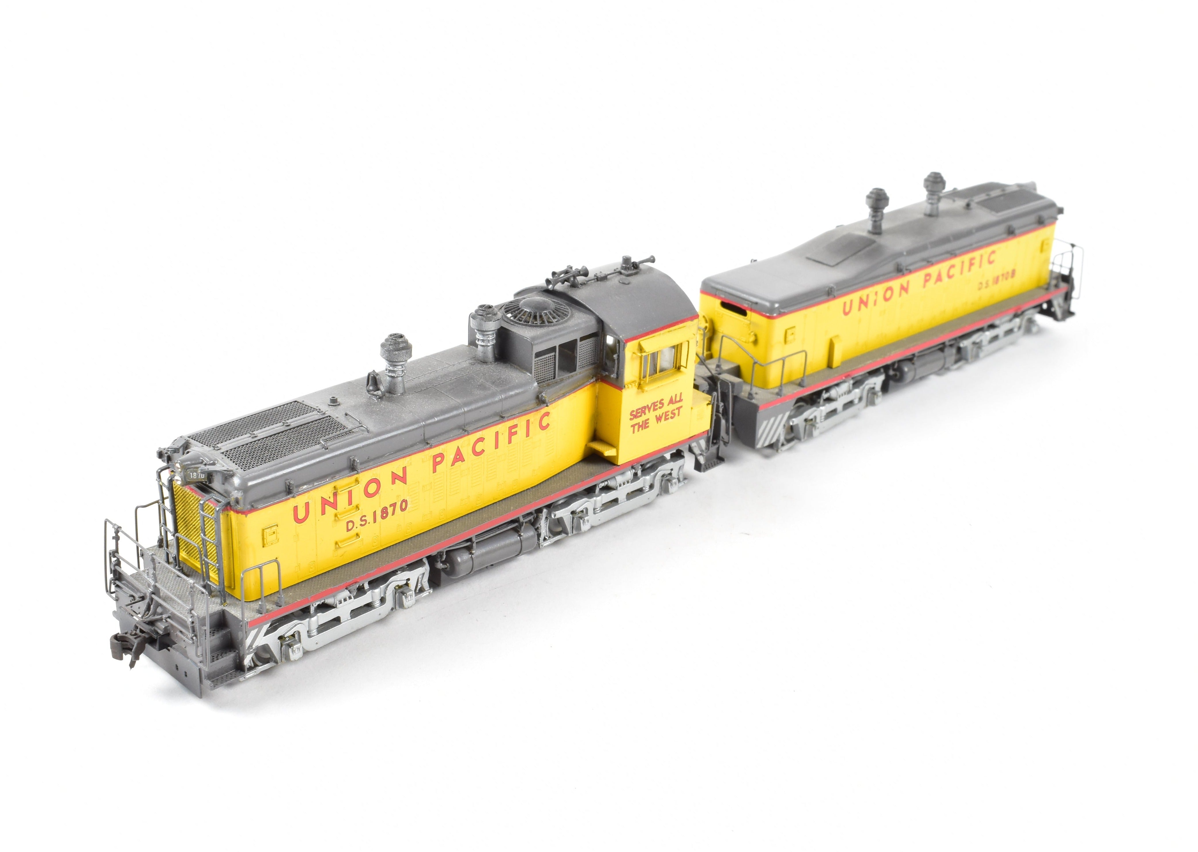 HO Scale Brass Union Pacific TR - 5 Cow/Calf Set Model by Overland Models, Inc. (OMI) for Cajon Pass Helper