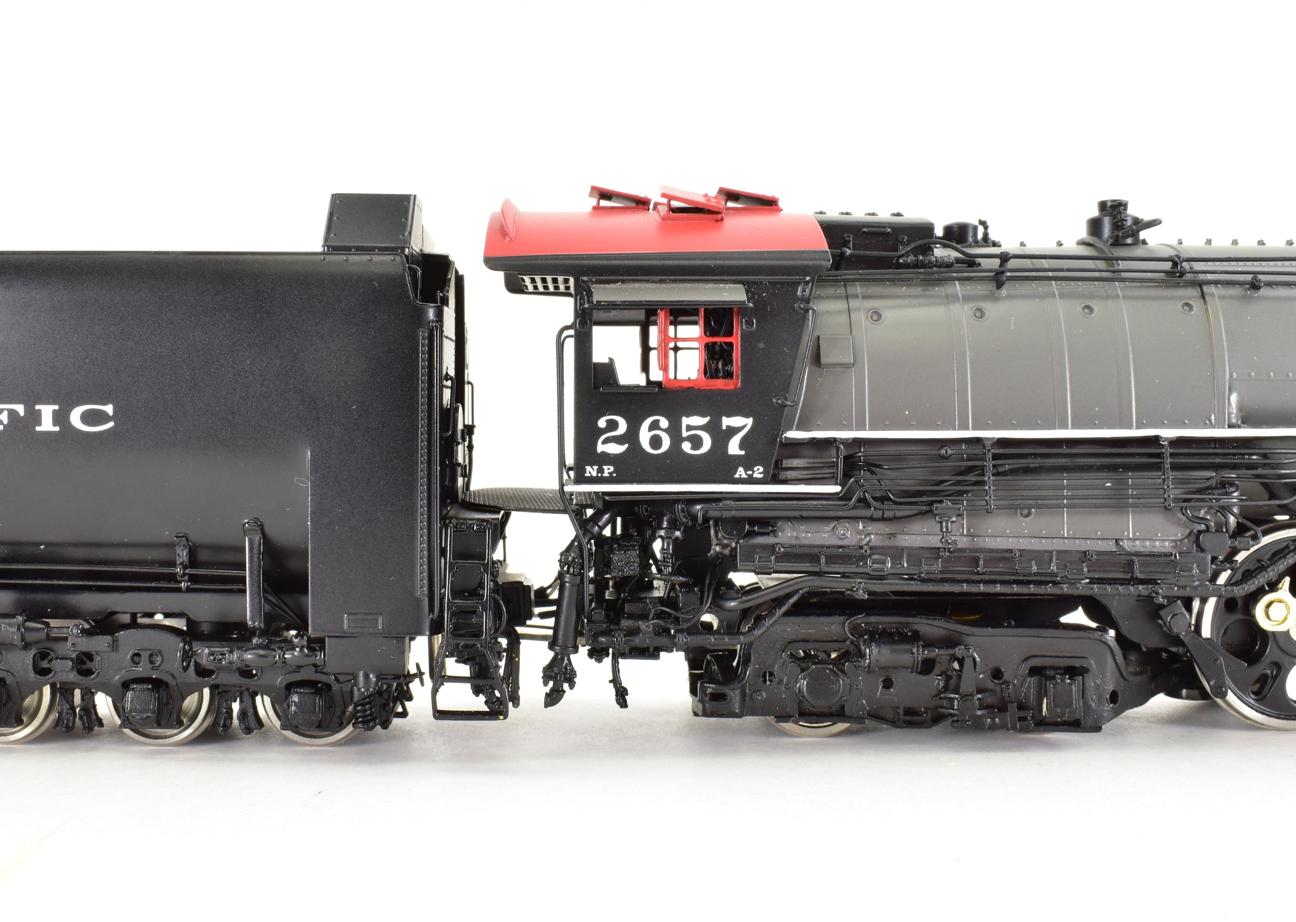 HO Scale Brass Model Train - W&R Enterprises NP Northern Pacific Class A-2 4-8-4 Limited Edition No. 3 with TCS DCC & Sound System