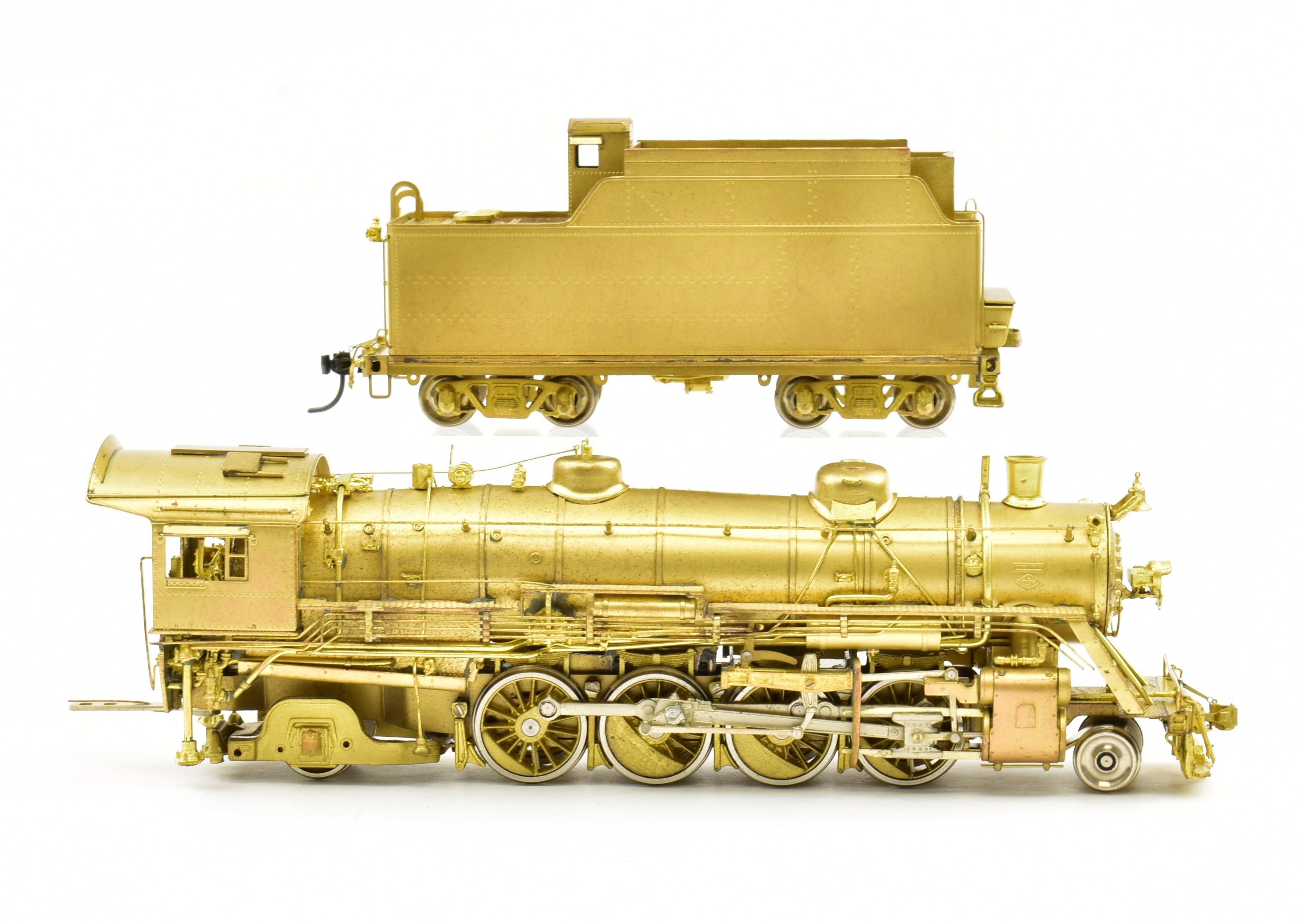 HO Scale Brass Key Imports Frisco 2-8-2 Mikado Locomotive #4000