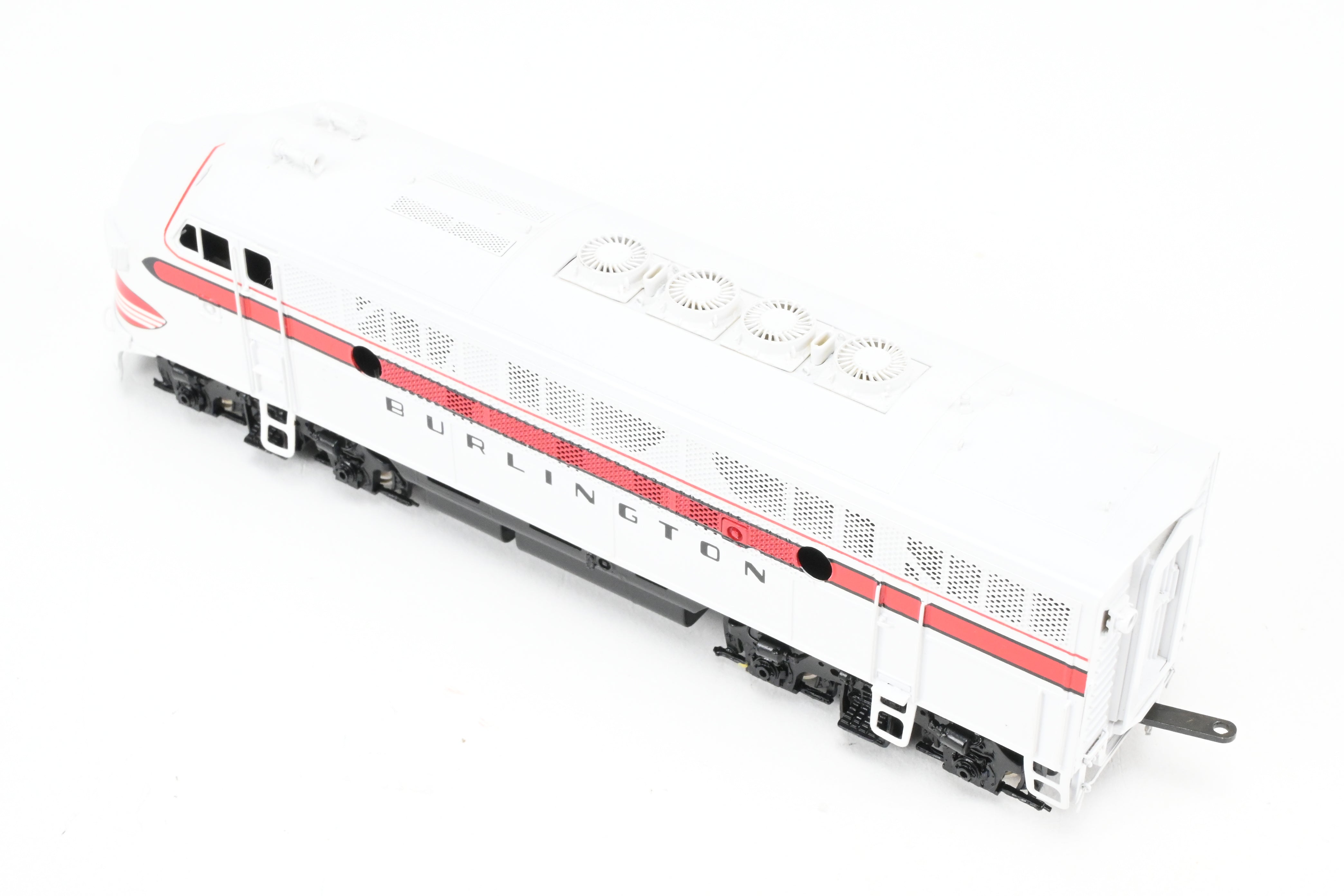 HO Scale Brass Model Train - Oriental Limited CB&Q – Burlington Route EMD F3A PH II with 1500 HP for Freight Operations