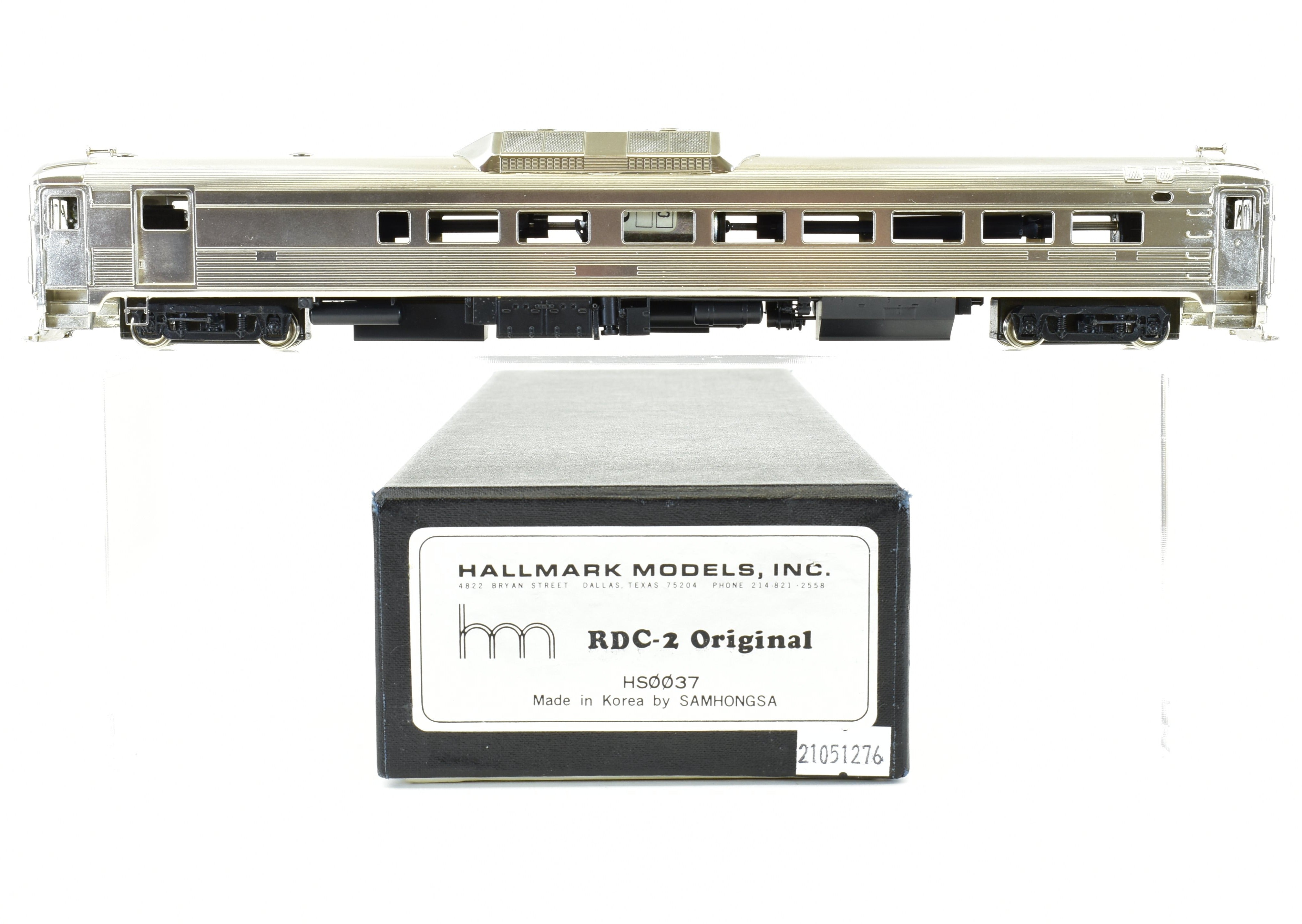 HO Scale Brass Hallmark Models Assorted Road Budd RDC - 2 Rail Diesel Car in Original Configuration for Model Train Enthusiasts