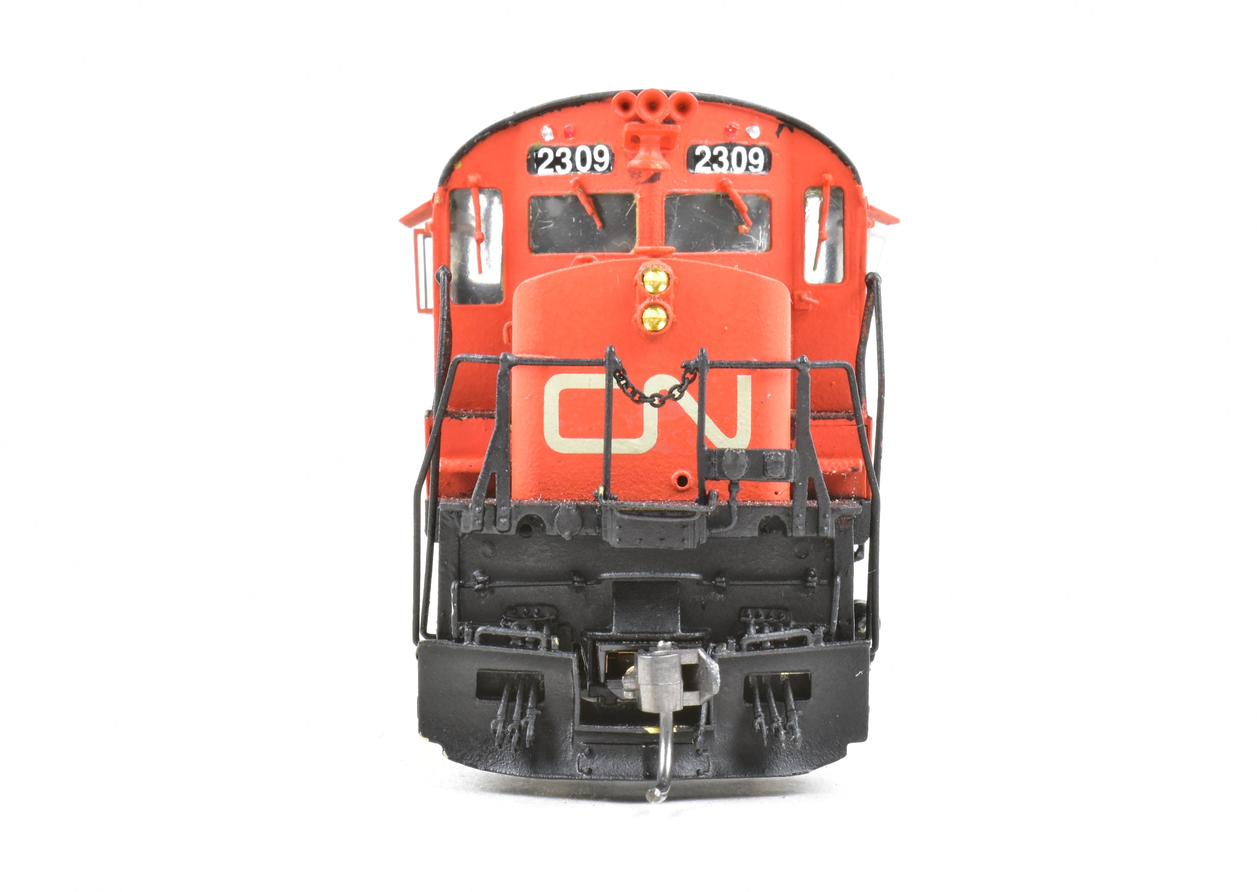 HO Scale Brass Model Train - Overland Models Inc. Canadian National Railway ALCO MLW M636 Custom Painted Locomotive