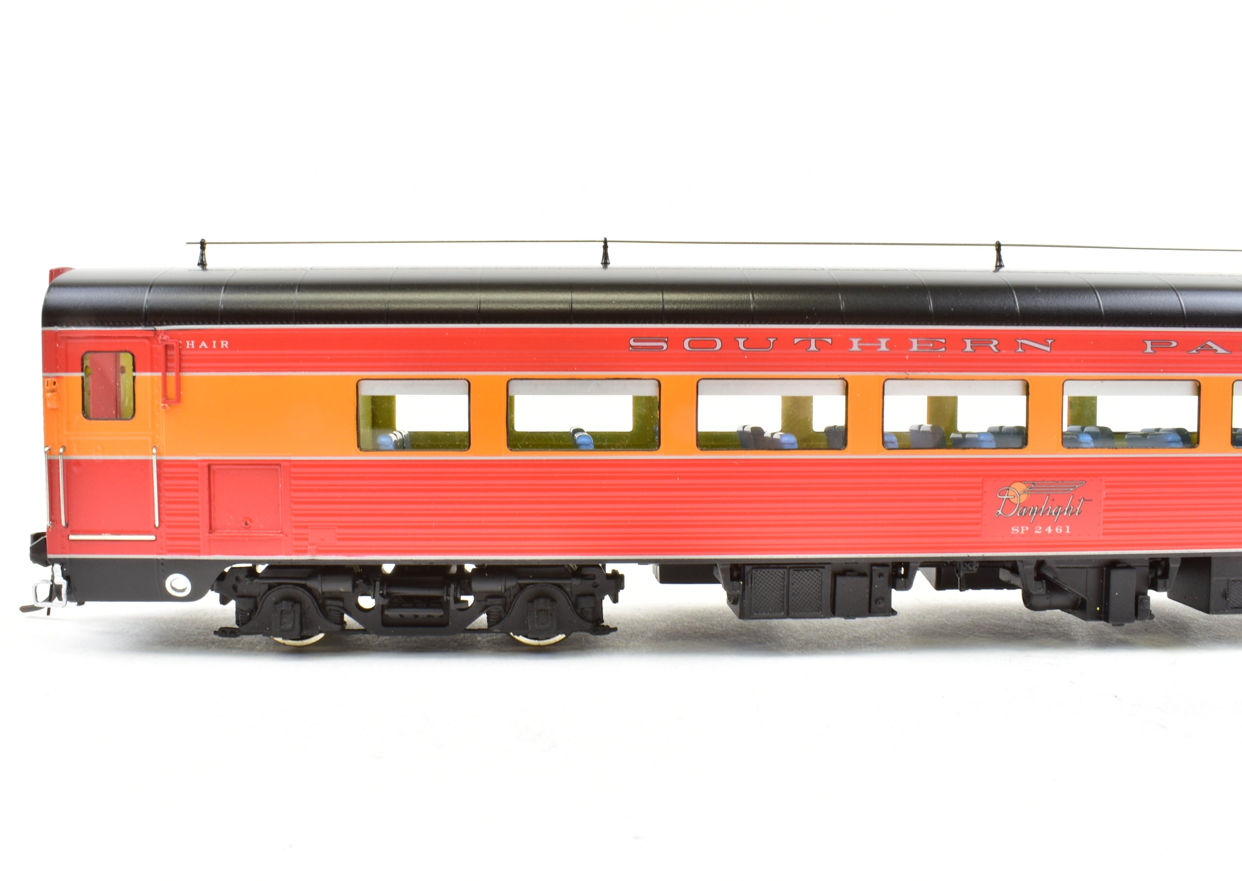 HO Scale Brass Model Train Set - Challenger Imports SP - Southern Pacific 1955 Morning Daylight 3 - Pack Add - On Set with Freight and Passenger Cars