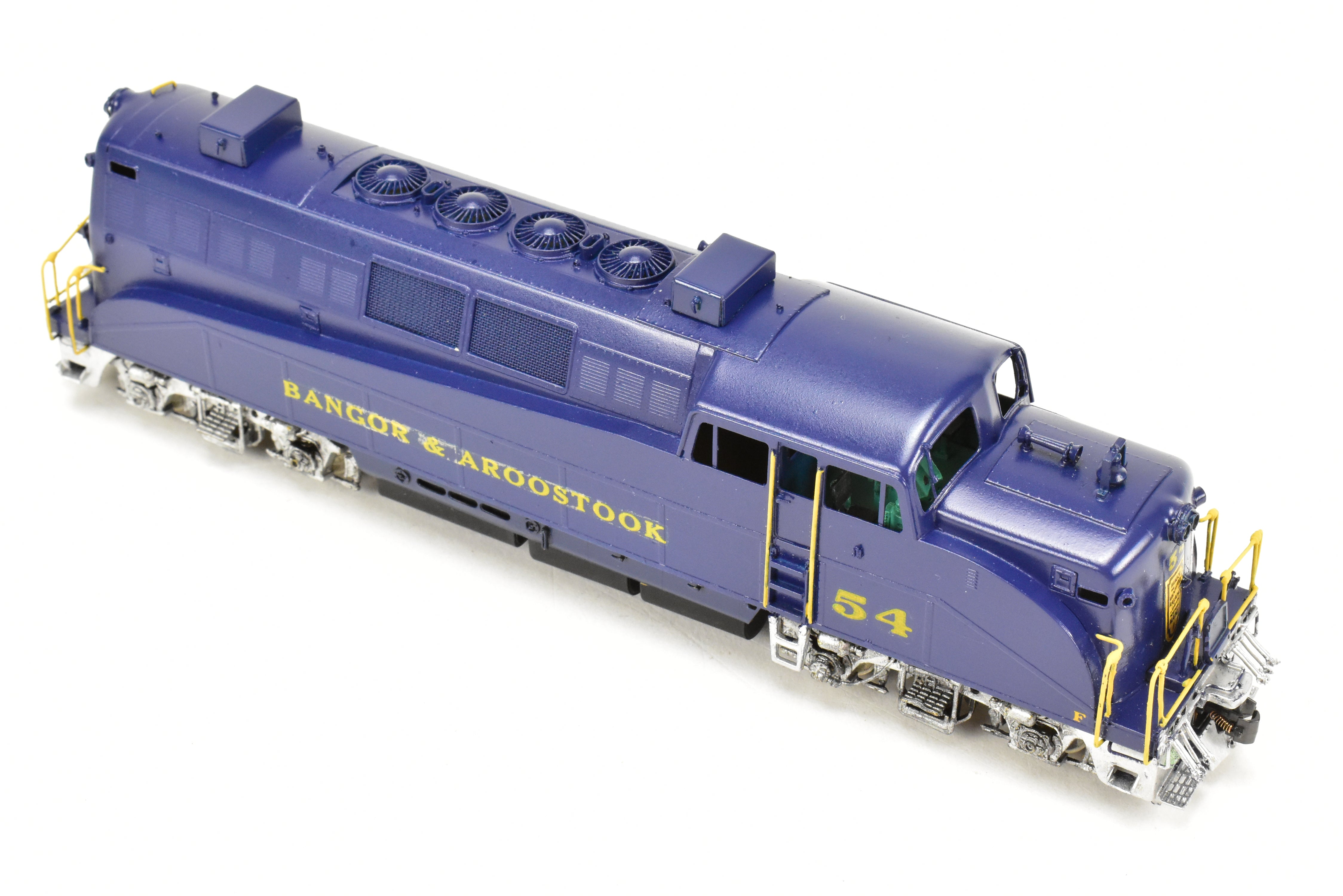 HO Brass OMI - Overland Models Inc. Bangor and Aroostook EMD BL - 2 Type B #54 with Blue Paint