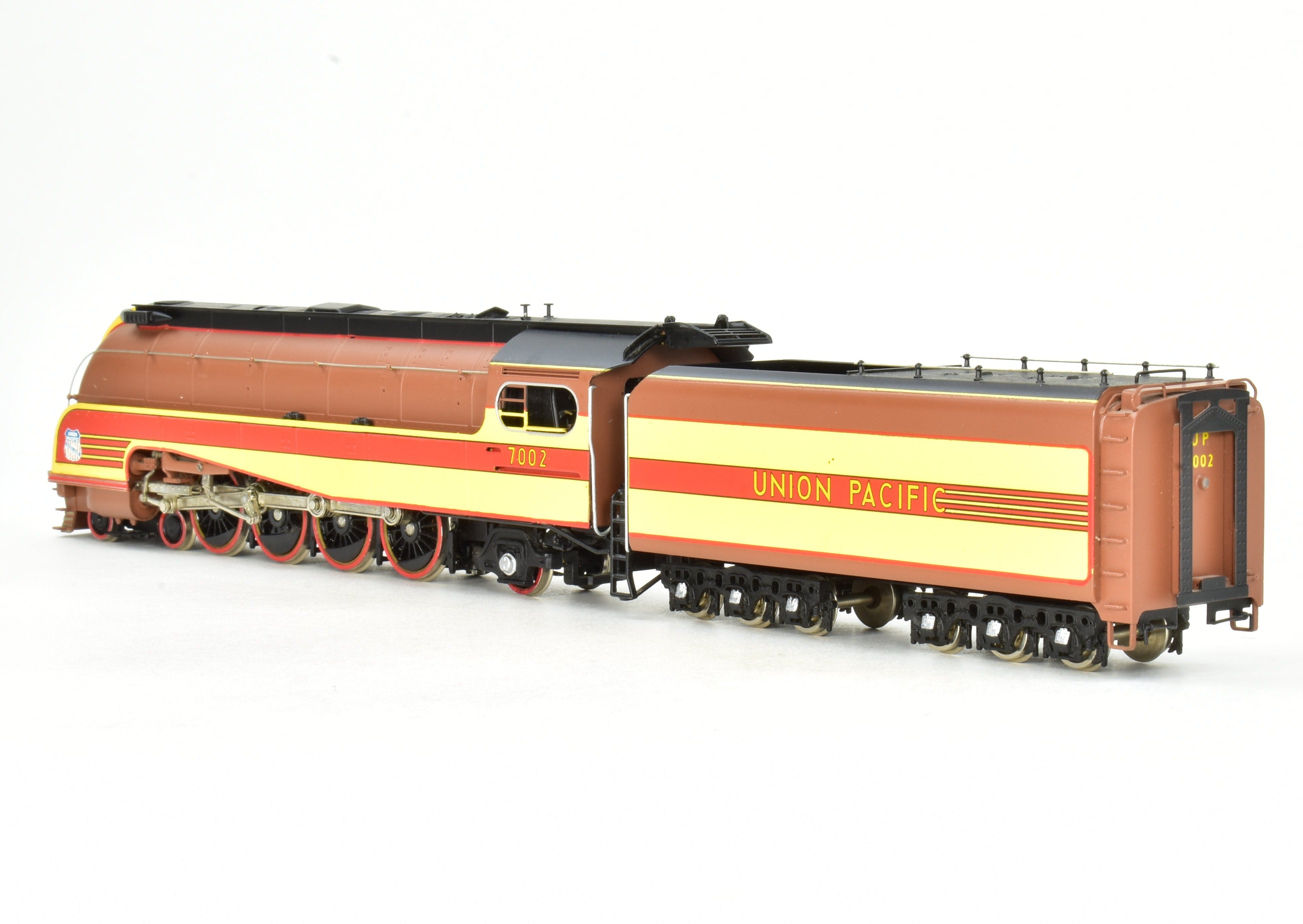 HO Scale Brass Union Pacific 4-8-2 FP Steam Locomotive Model, Key Imports UP No. 7002 Forty Niner