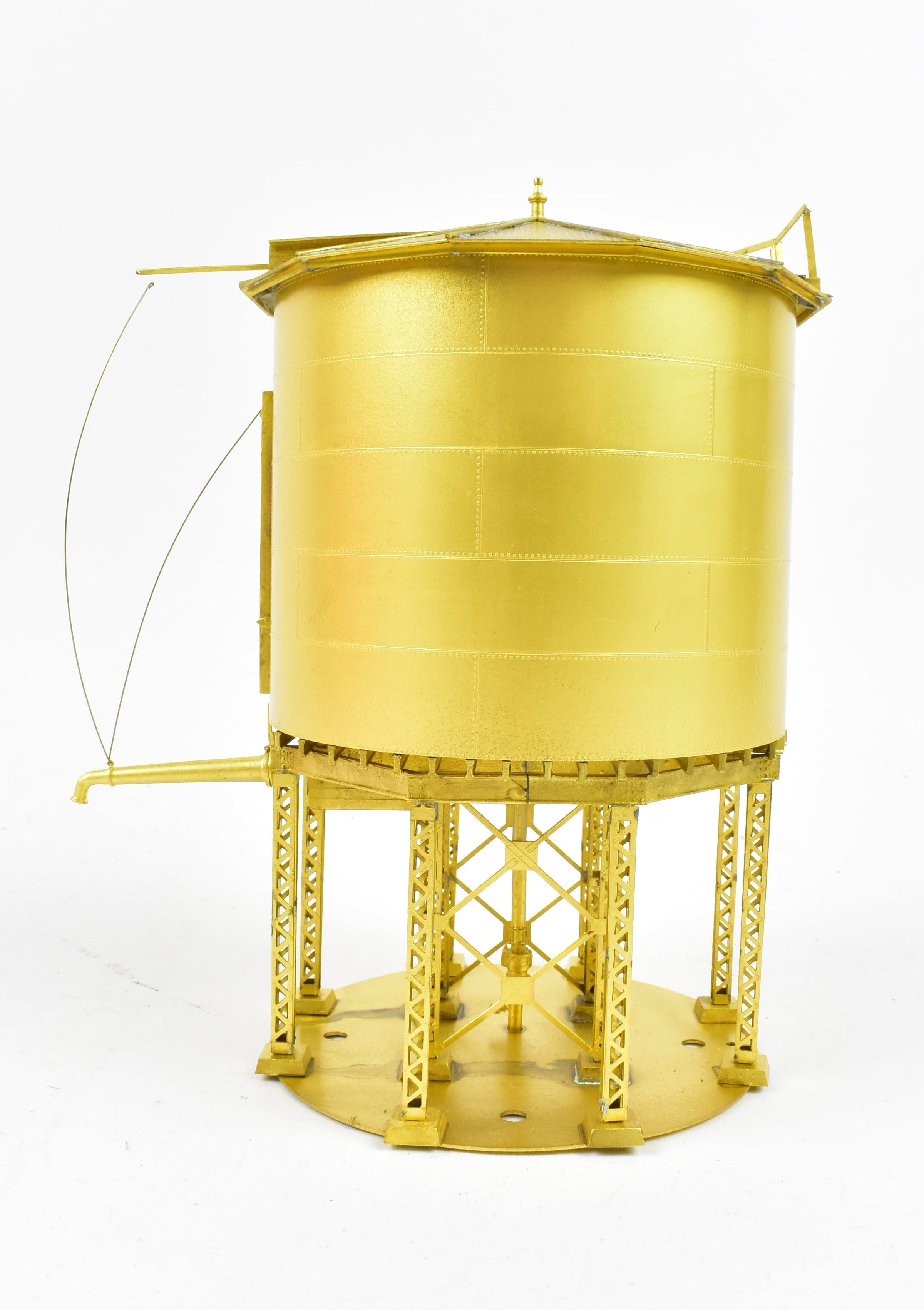 HO Brass PSC - 65,000 Gallon Steel Water Tank with Spout, Excellent Model