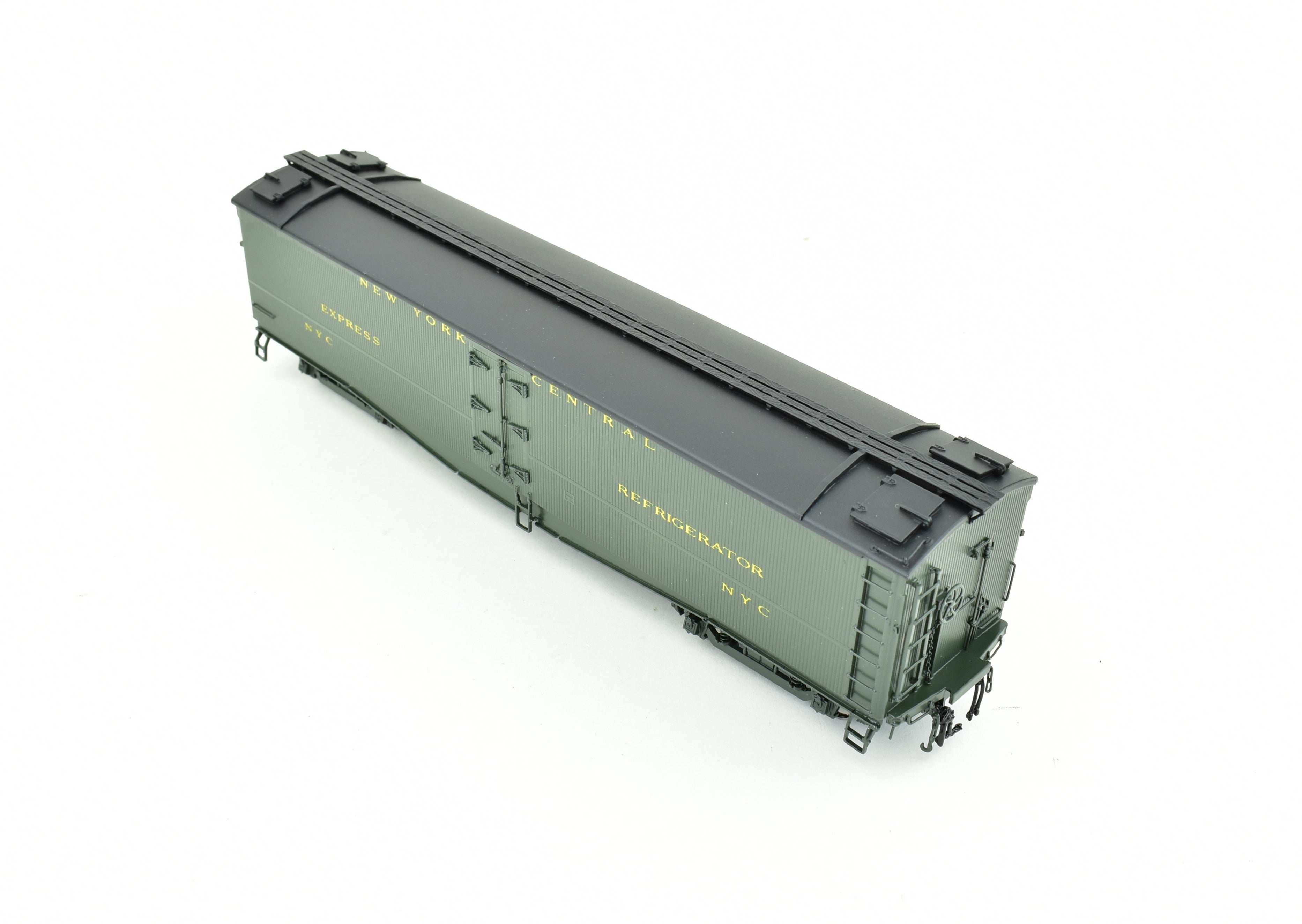HO Scale Brass Railworks New York Central Wood Reefer Express Refrigerated Freight Car Model for Model Railroading