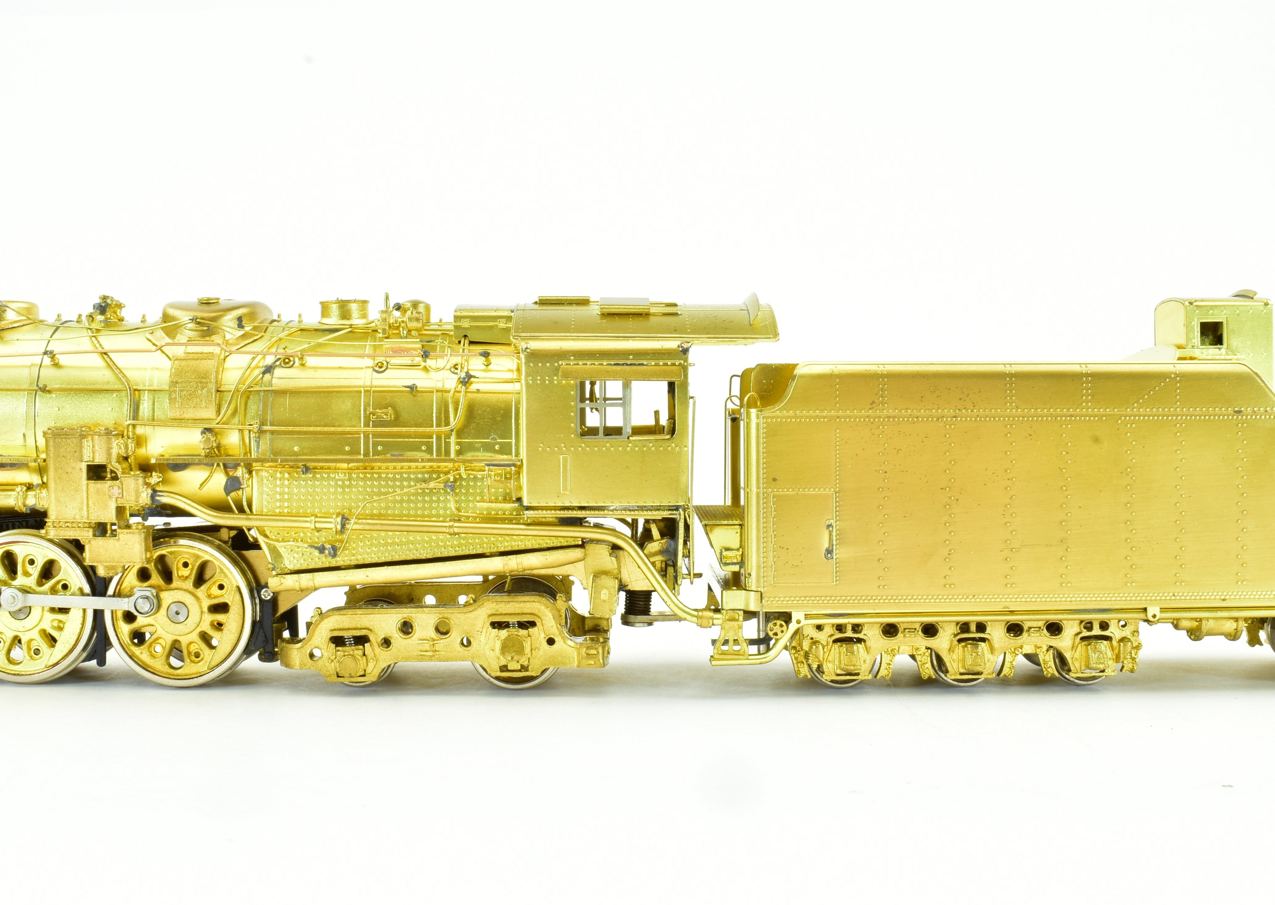 HO Scale Brass Model Train - Overland Models, Inc. Missouri Pacific 2100 4-8-4 Steam Locomotive by Ajin Precision