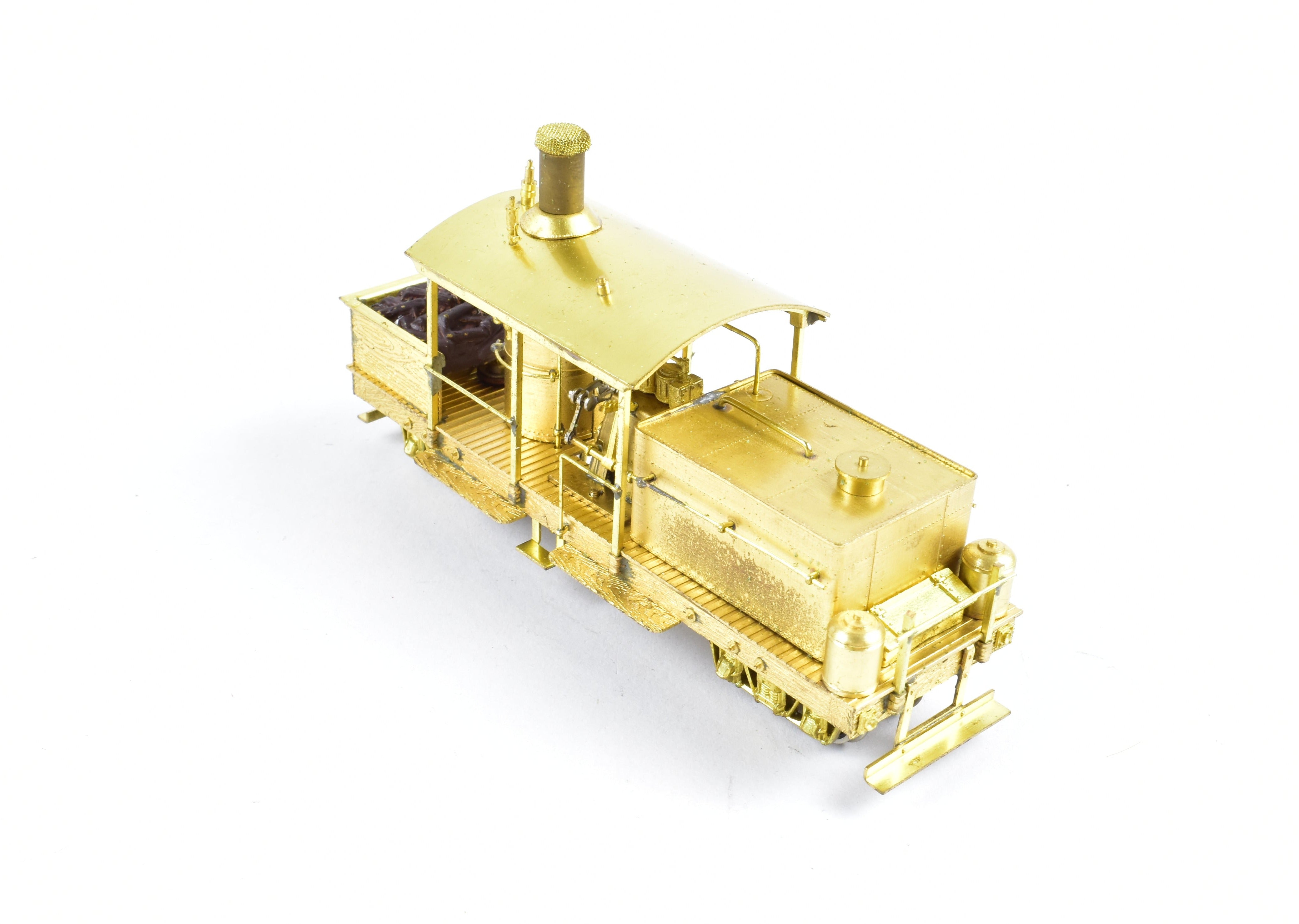 HOn3 Scale Brass Model Train by Westside Model Co. - Various Roads Logging Class A Climax with Vertical Boiler
