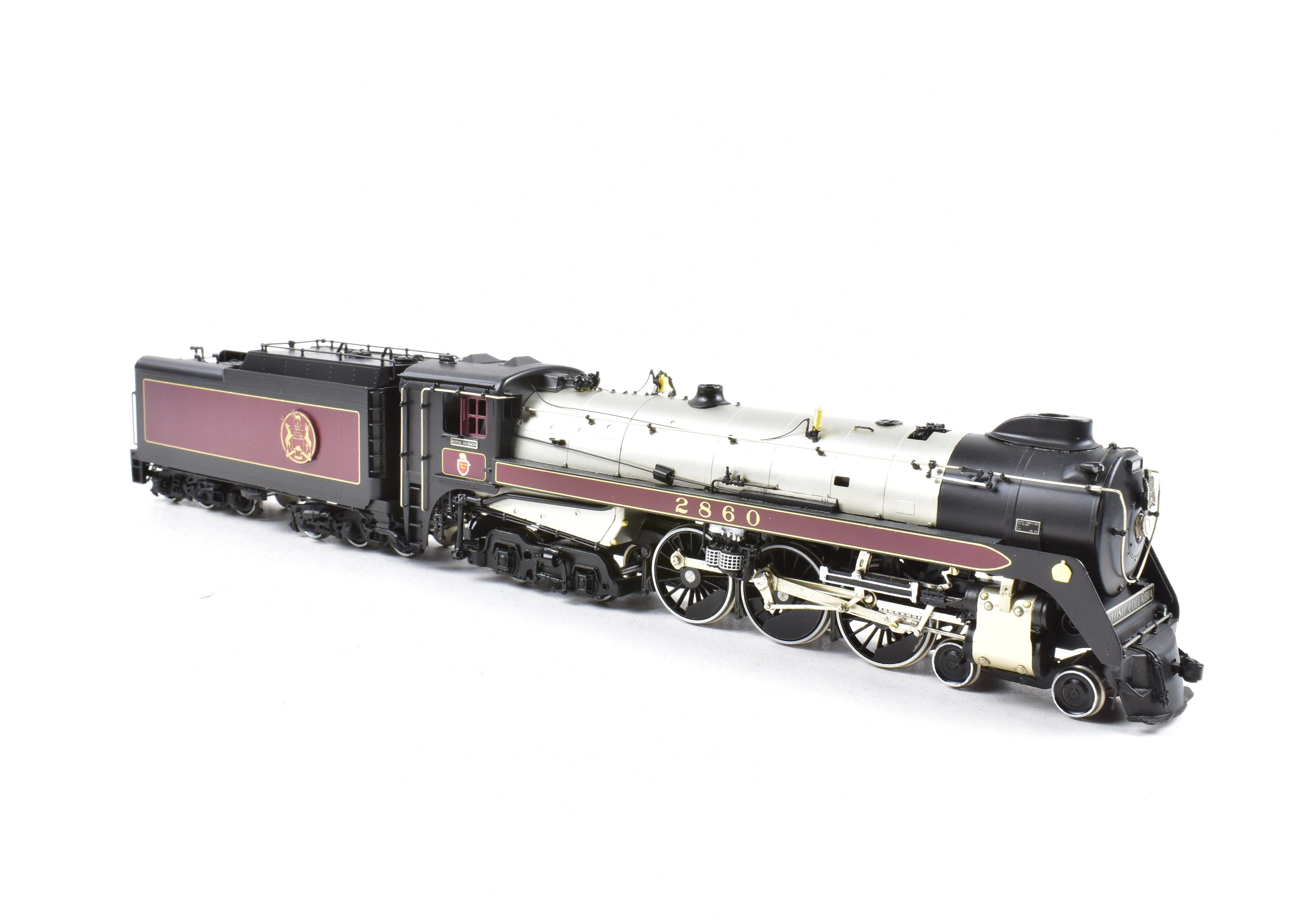 HO Scale Brass Van Hobbies British Columbia Railway 4-6-4 Class H1e Royal Hudson #2860
