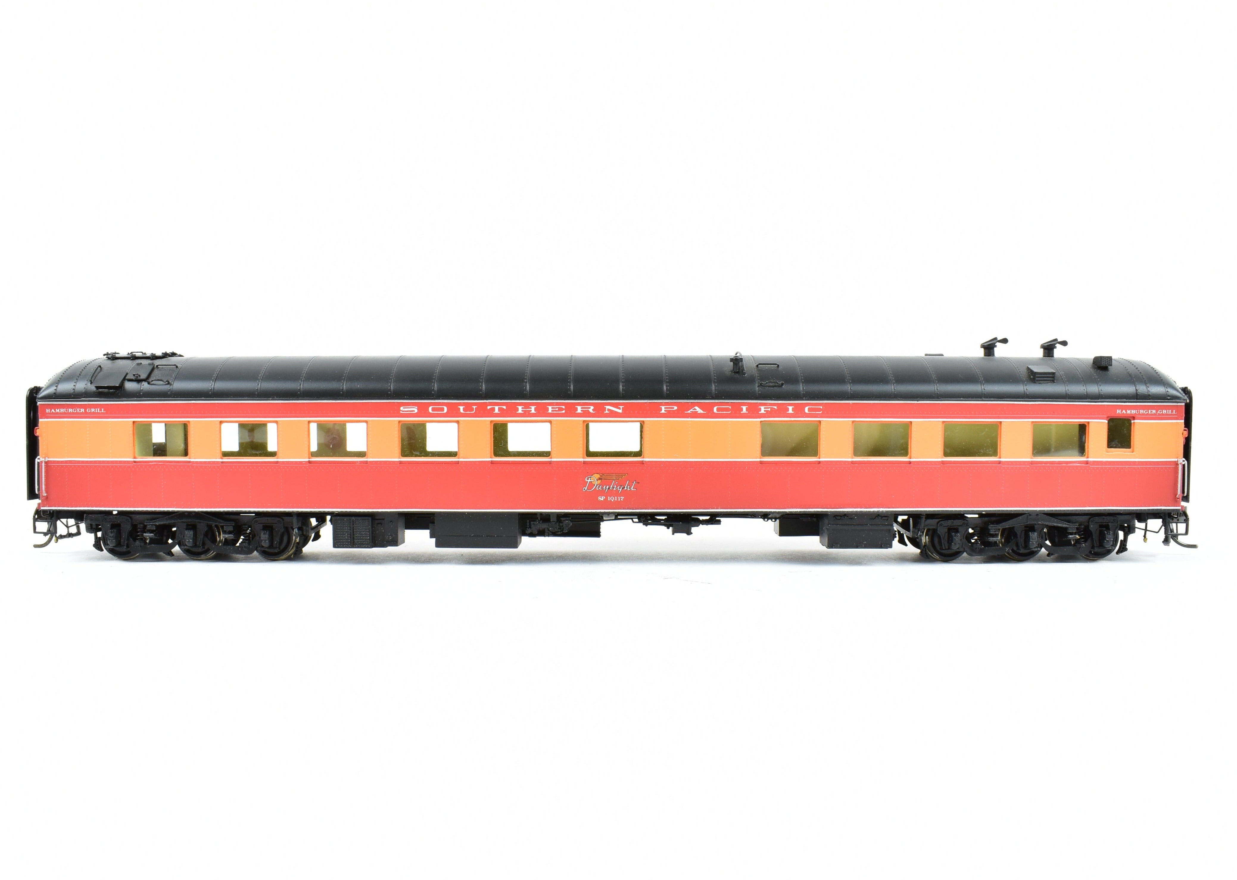 HO Scale Brass Precision Scale Co. Model Train Diner - Southern Pacific Harriman CS 77 - D - 4 with CP Daylight Scheme Custom Painting