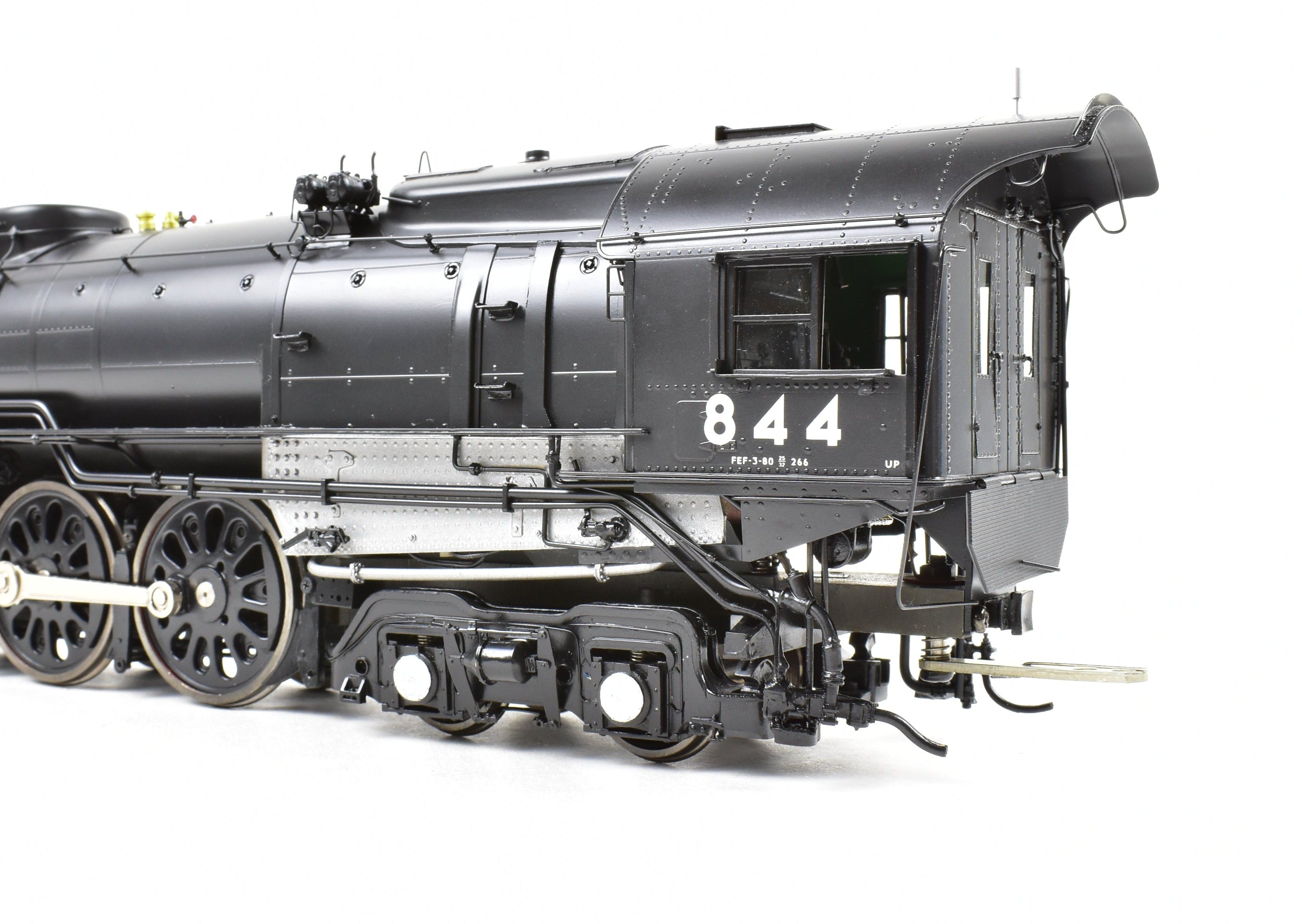 O Scale Model Train - Overland Models, Inc. Union Pacific FEF - 3 4 - 8 - 4 Steam Locomotive from the 1996 - 1997 Excursion Era