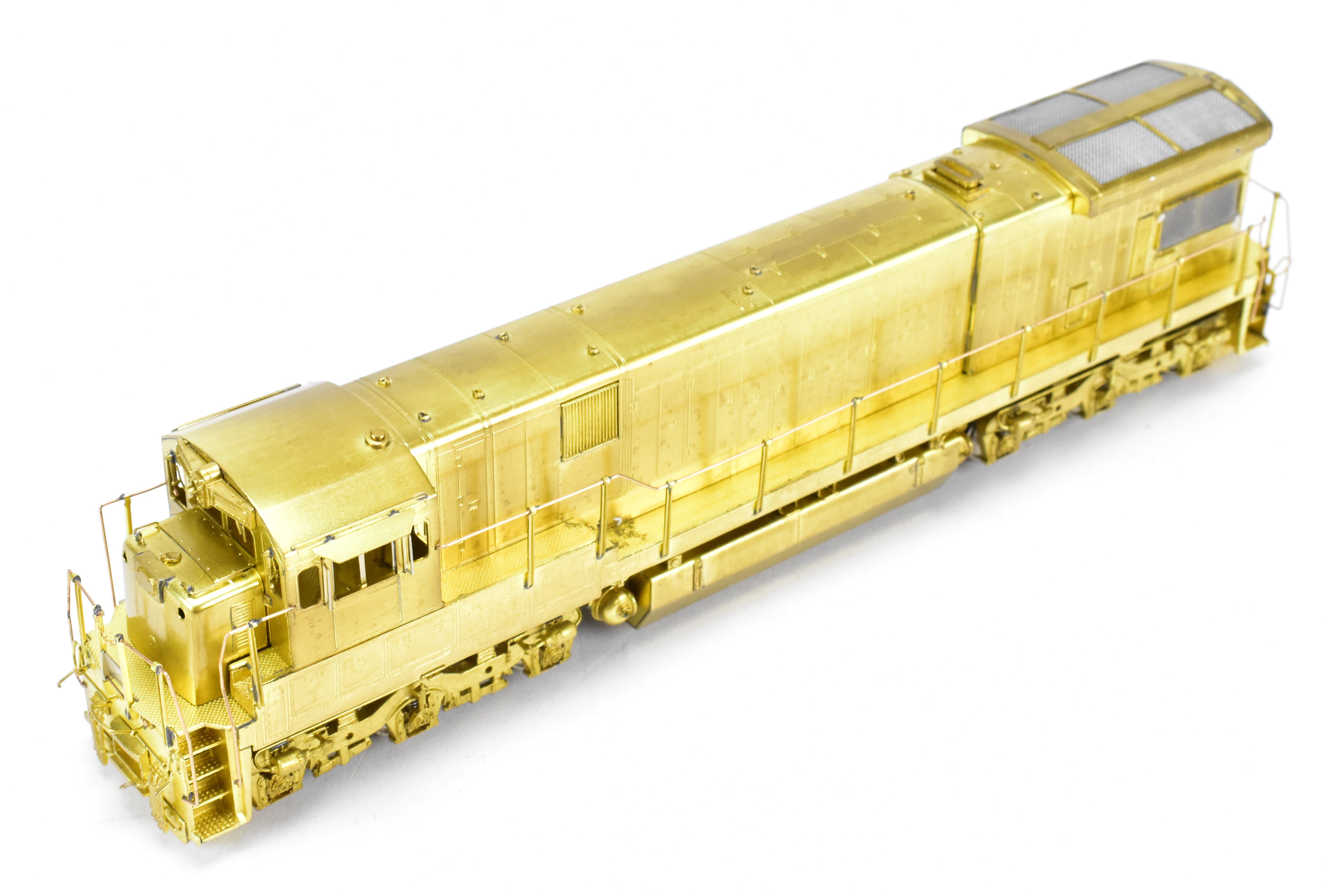 HO Scale Brass Model Train - Overland Models Inc. GE C30 - 7 4 - Window Cab Locomotive without Anti - Climber for Various Railroads