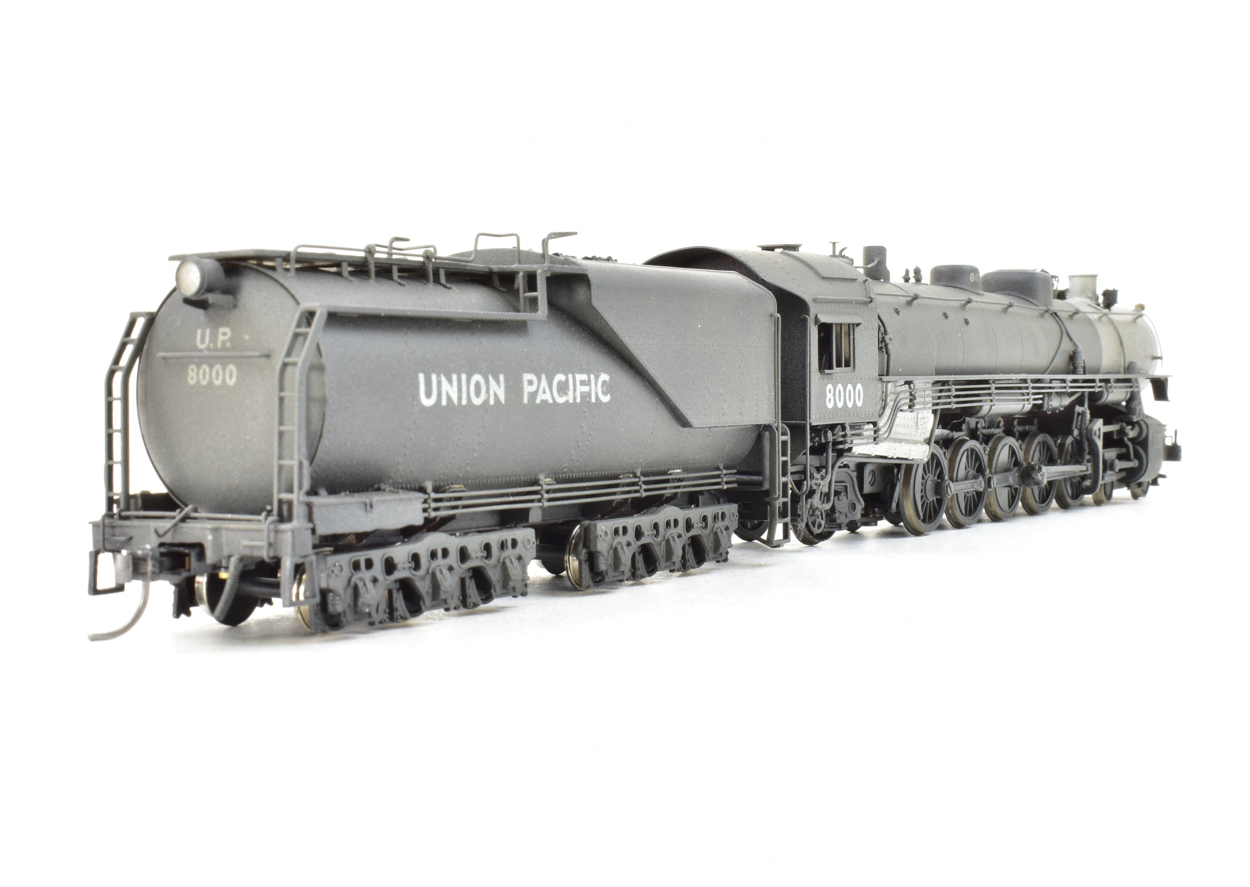 HO Scale Brass Model Train - Westside Model Co. Union Pacific 8000 Class 4 - 10 - 2 Custom Painted Locomotive No. 8000