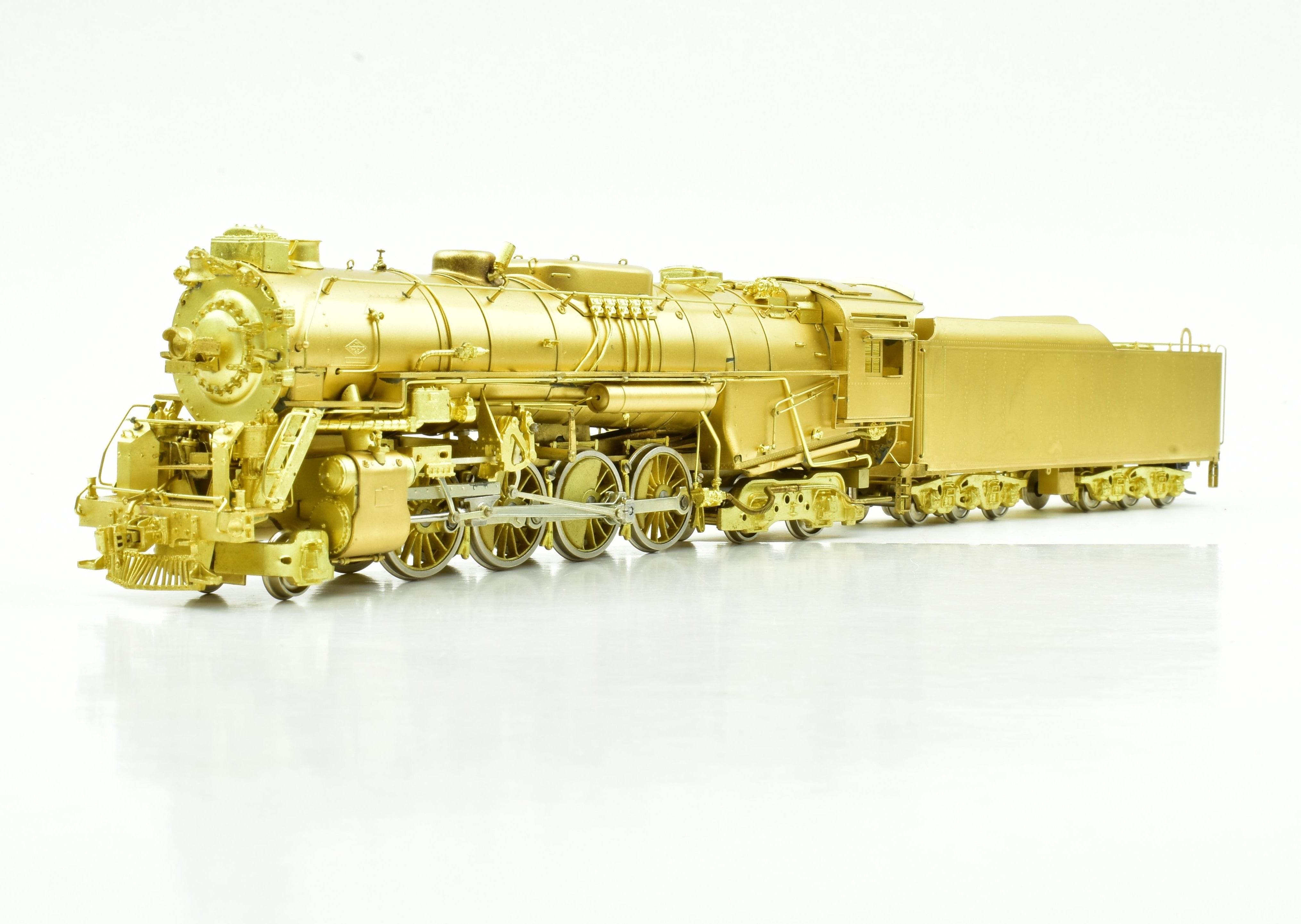 HO Scale Brass Model Train Key Imports PM - Pere Marquette N - 1 2 - 8 - 4 Berkshire Steam Locomotive