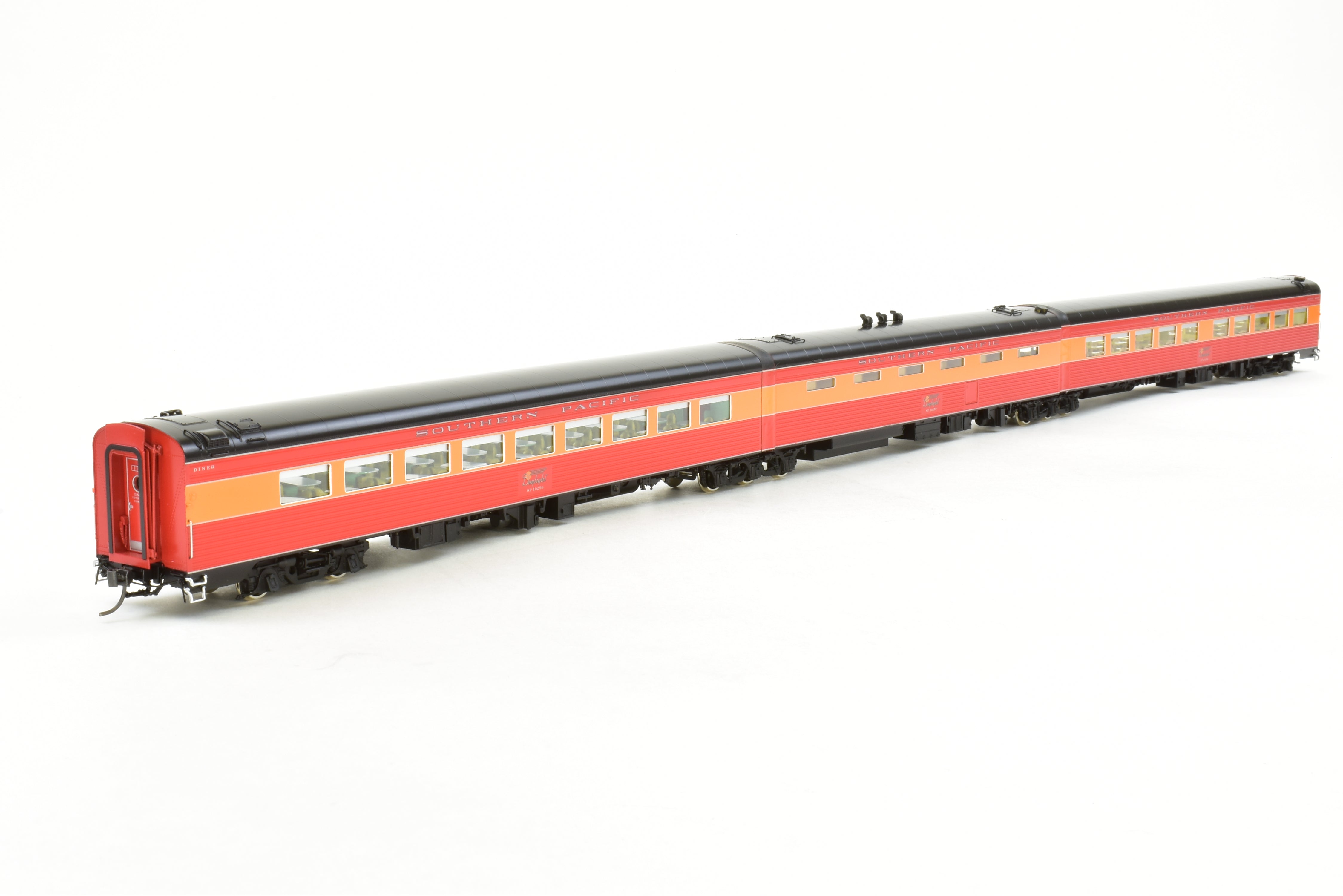HO Scale Brass Model Train CIL - Challenger Imports Southern Pacific 1955 Morning Daylight 10 - Car Set FP Collection