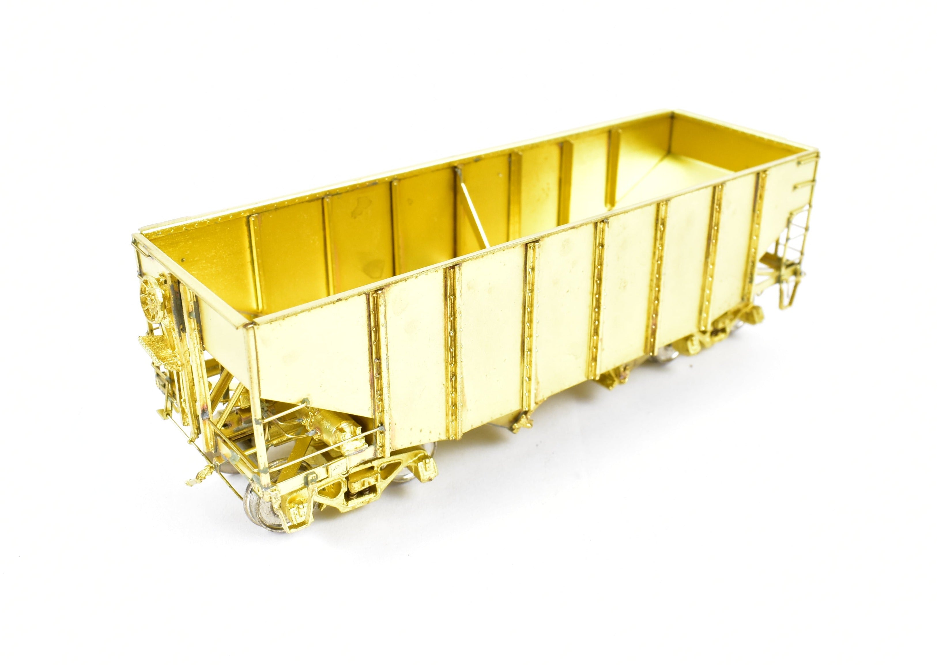HO Brass OMI Overland Models D&H 55-Ton 2-Bay Hopper - Like New