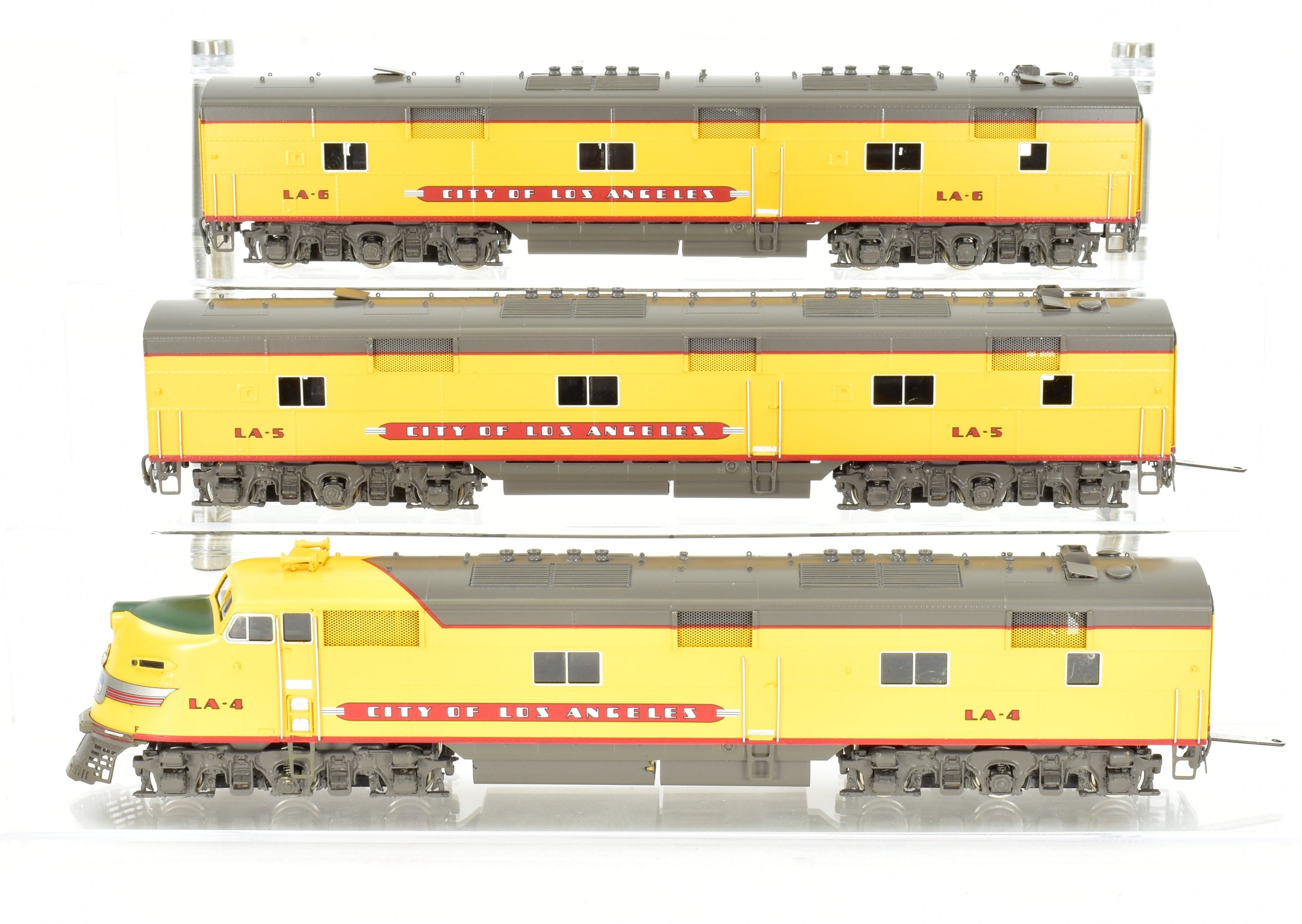 HO Scale Brass Locomotive CON CIL - Challenger Imports UP - Union Pacific COLA - City of Los Angeles EMD E6 A/B/B Set Freight Passenger Model Train
