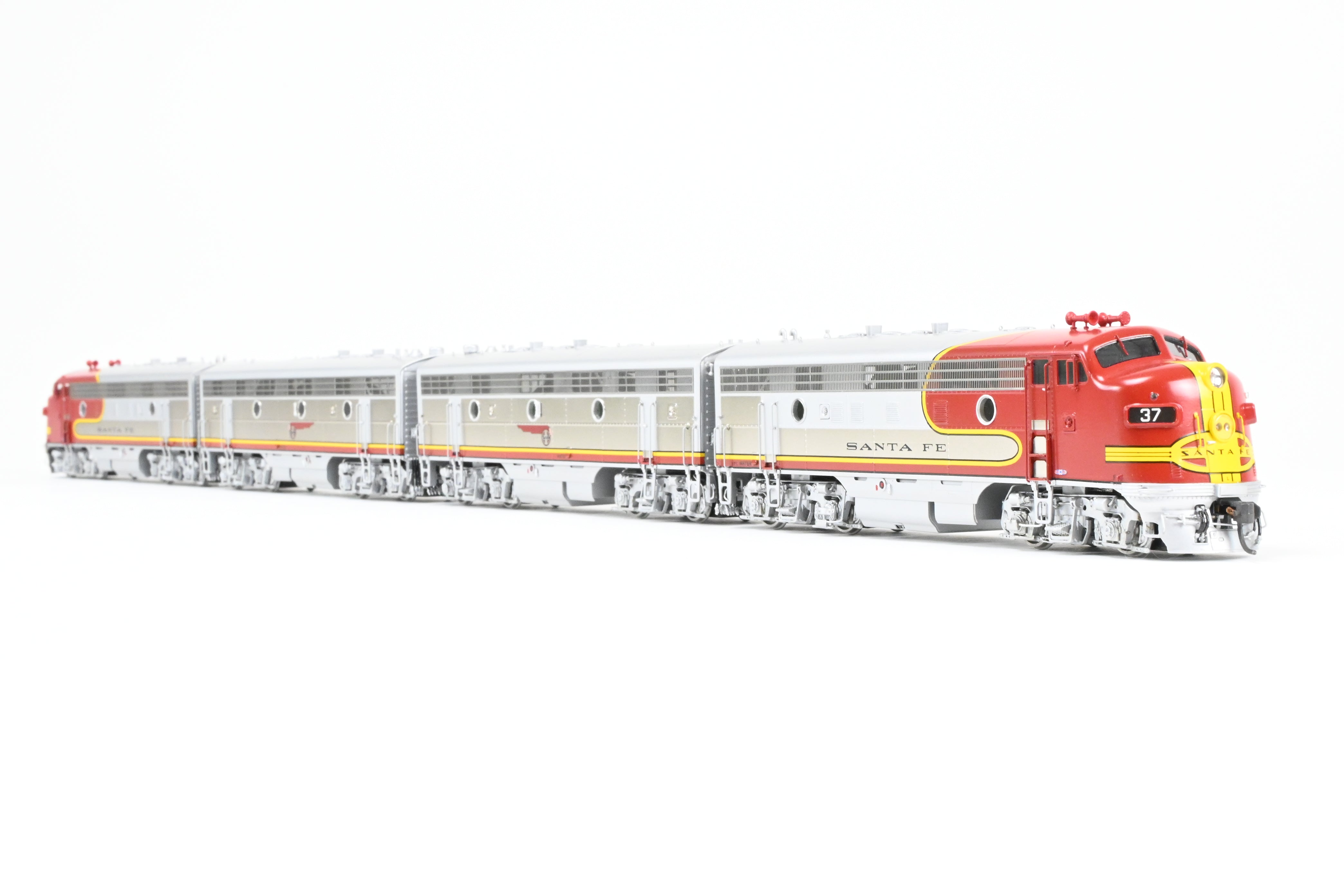 Challenger Imports ATSF Santa Fe Passenger Service HO Brass EMD F7 A/B/B/A Set