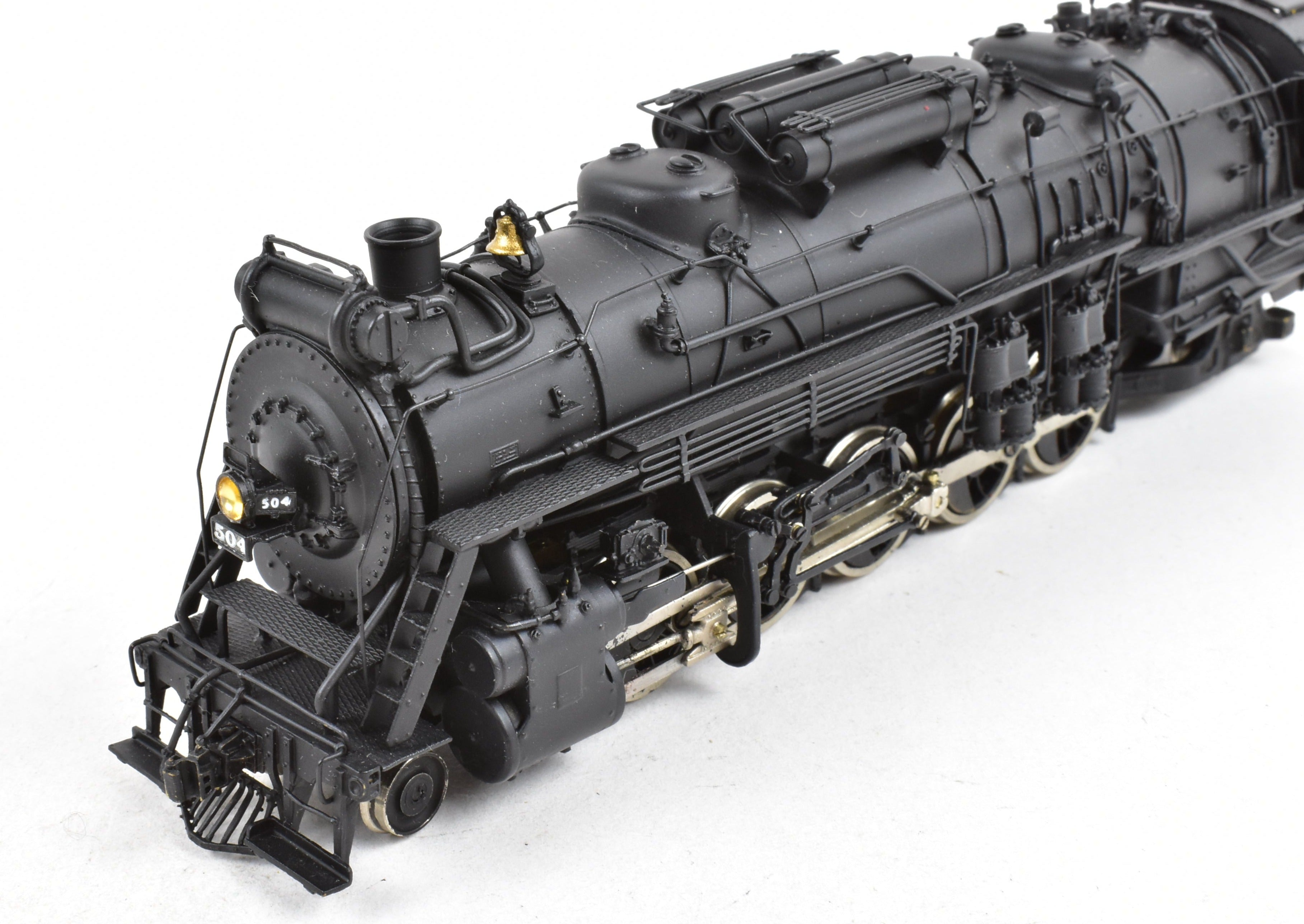 HO Brass Key Imports DM&IR 2-10-2 Santa Fe Class E Custom Painted Locomotive No. 504
