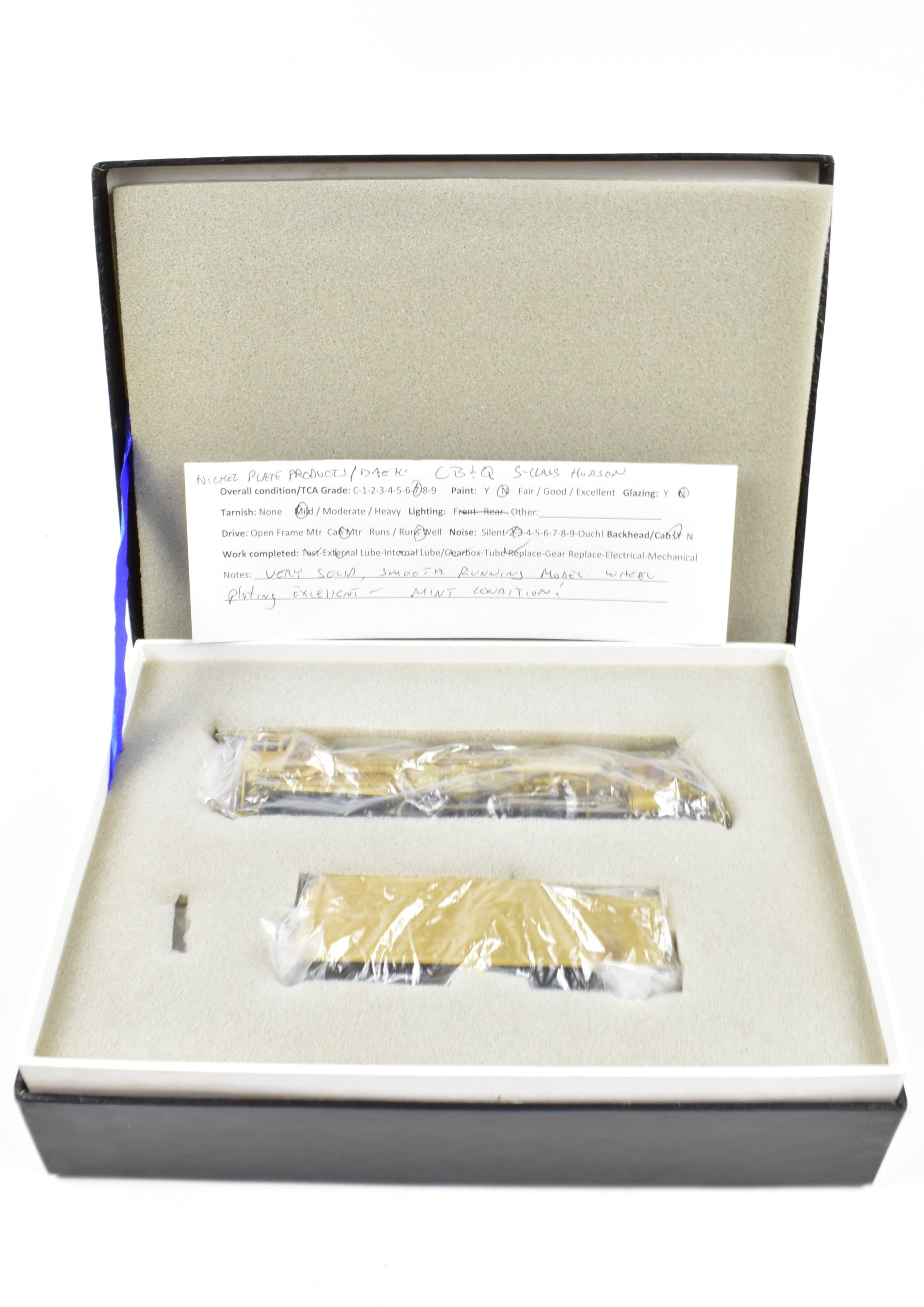 HO Scale Brass 4-6-4 Standard Hudson S-Class 3000 NPP Nickel Plated Model