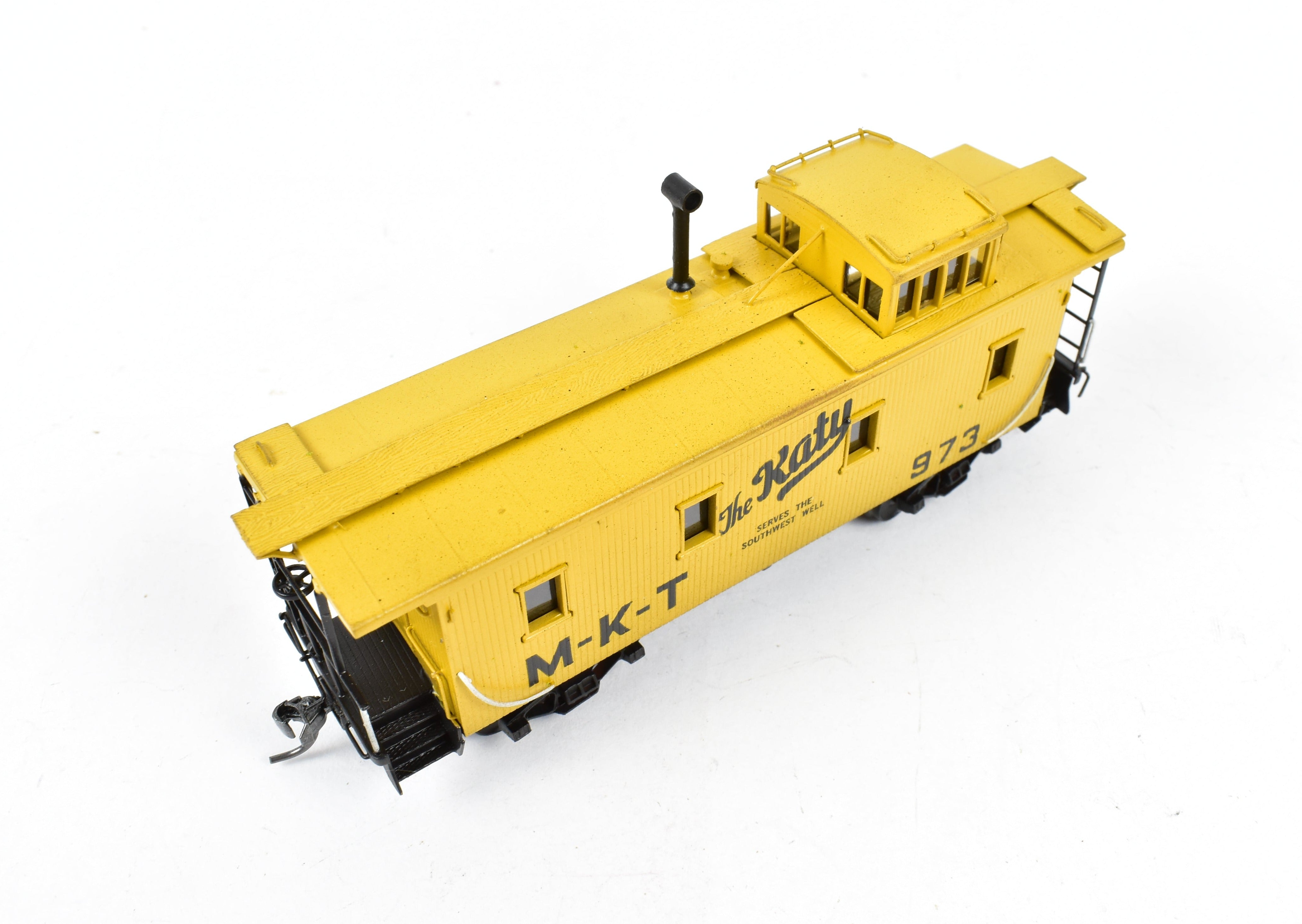 Hallmark Models HO Brass Missouri Kansas Texas Katy Wood Sheathed Caboose, No Original Box