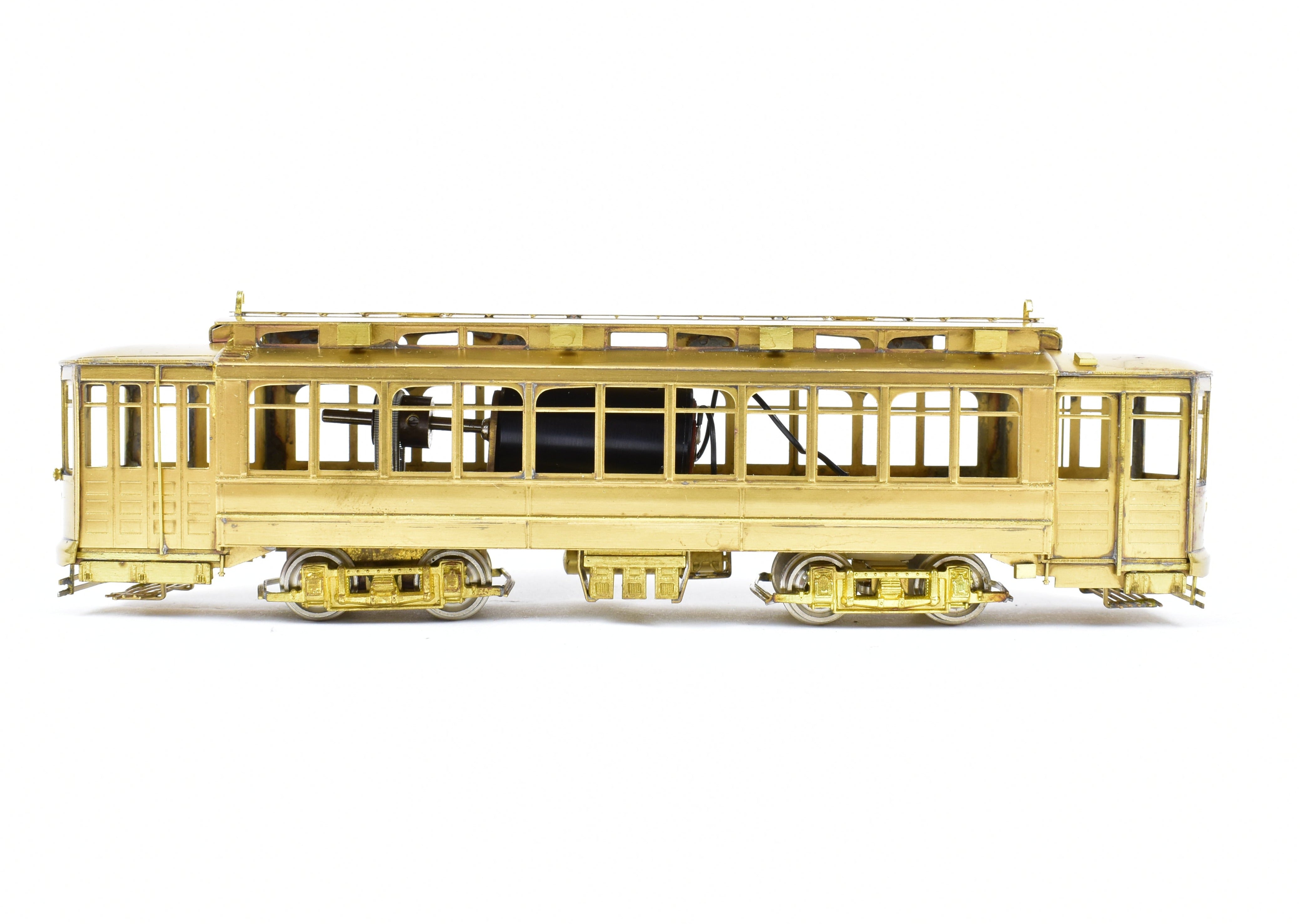HO Scale Brass Model Train - Fairfield Models CSL Chicago Surface Lines Big Brill Single - Ended Car