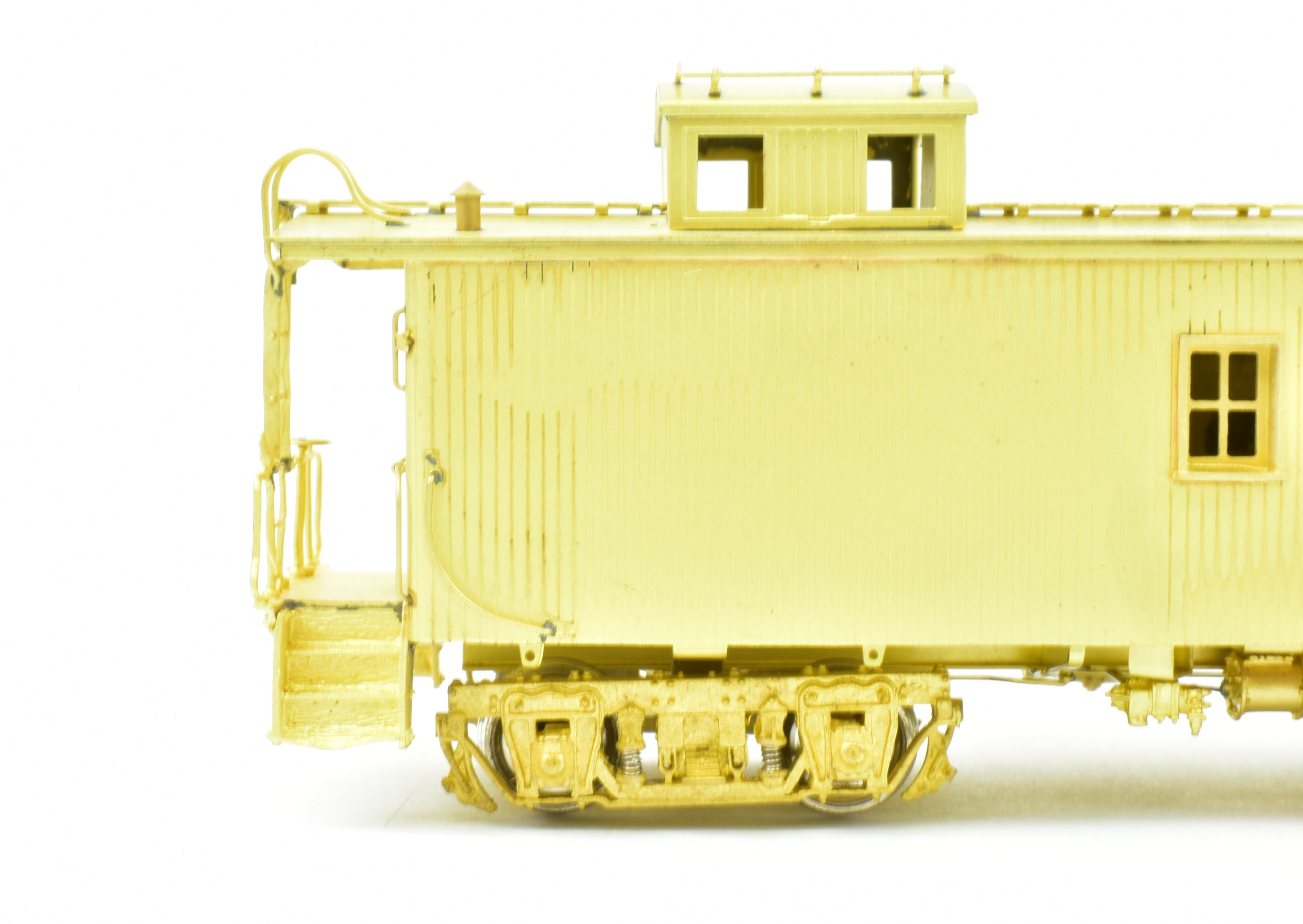 HO Scale Brass Chicago & Northwestern Wood Caboose End Windows by Overland Models, Inc. (OMI) - Ideal for Model Railroading Enthusiasts