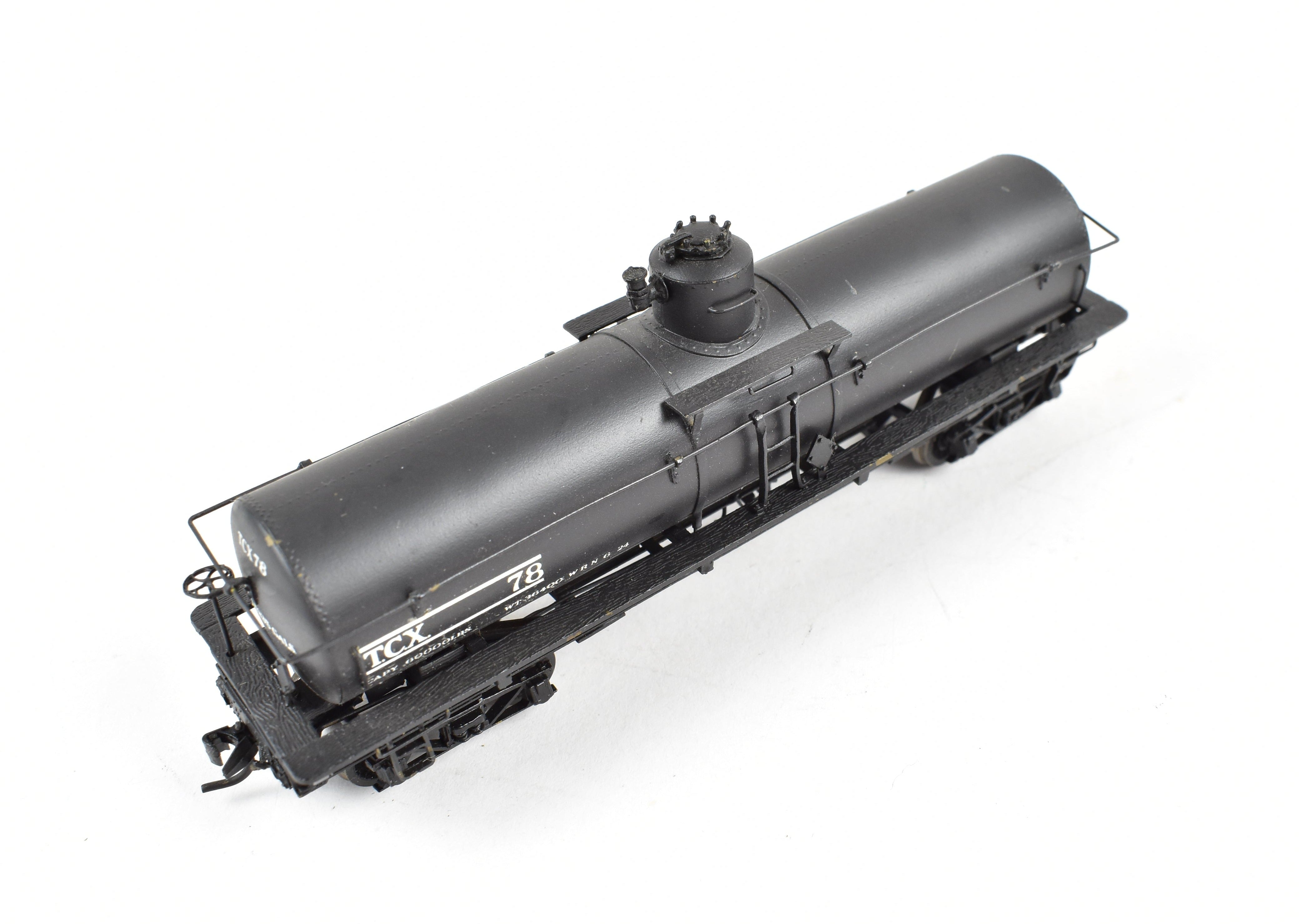 HOn3 Precision Scale Co. Brass TCX - Texaco Single Dome Tank Car TCX 76