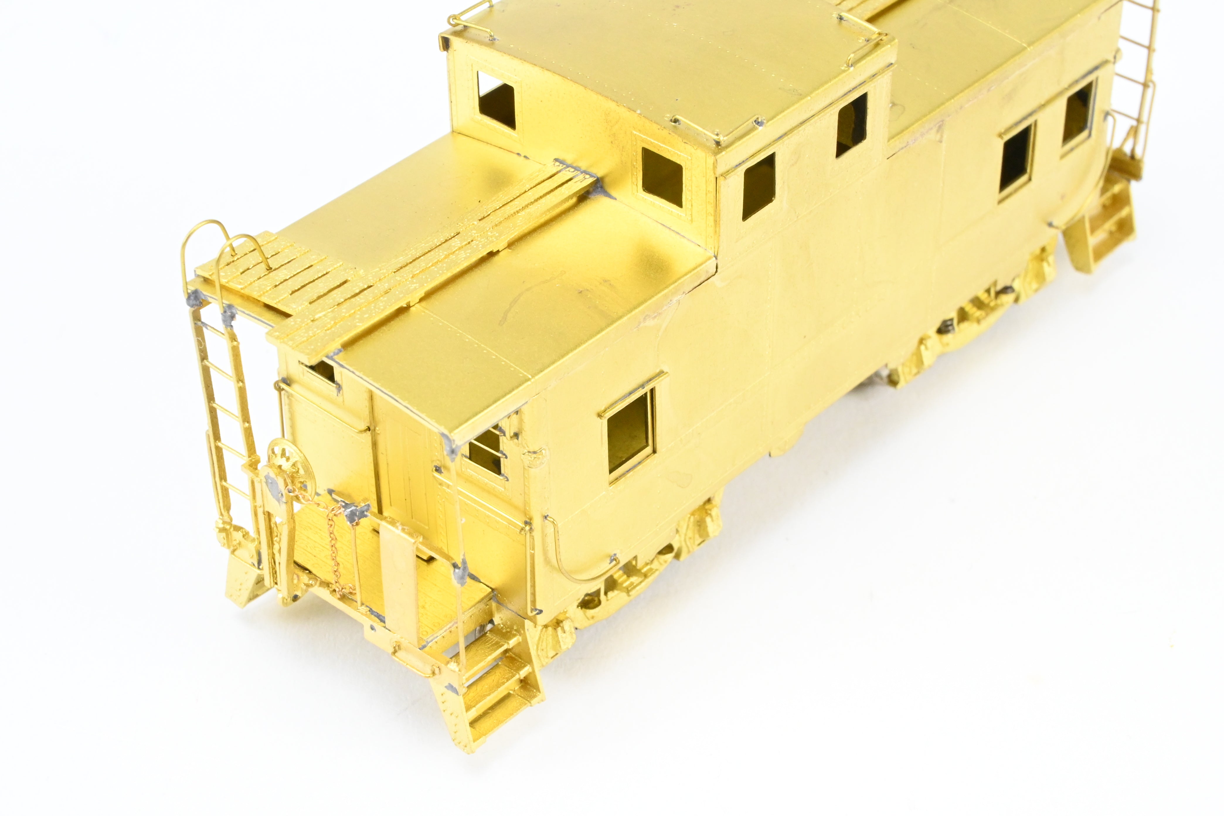 HO Scale Brass OMI - Overland Models, Inc. Model Railroad Erie Railroad Offset Cupola Caboose Nos. C - 110 - 169 Riveted Design with Belt Rail from the 1951 Era