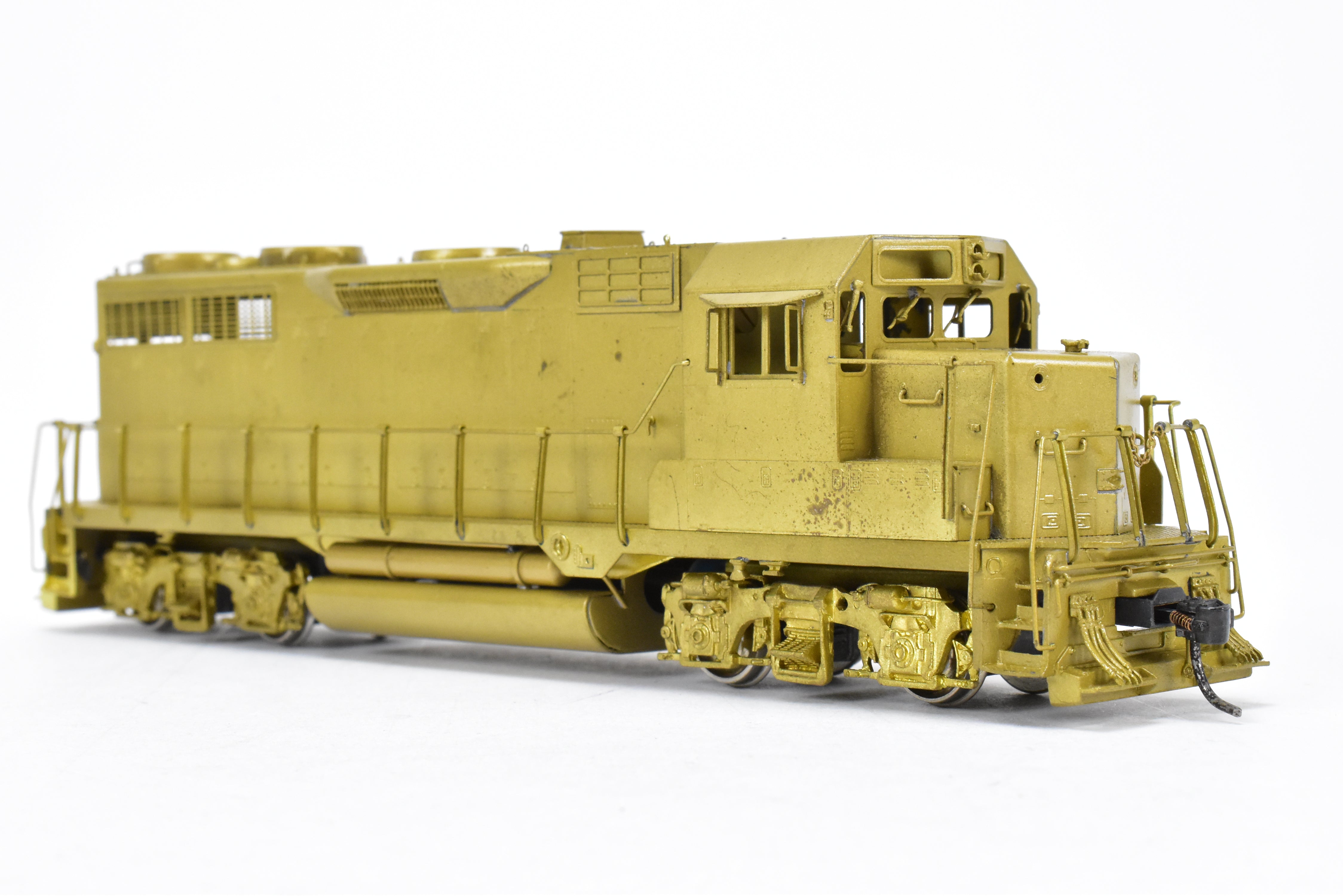 HO Scale Brass Model Train - Overland Models Inc. EMD GP35 Locomotives with Dynamic Brakes and High Headlight for Various Railroad Lines