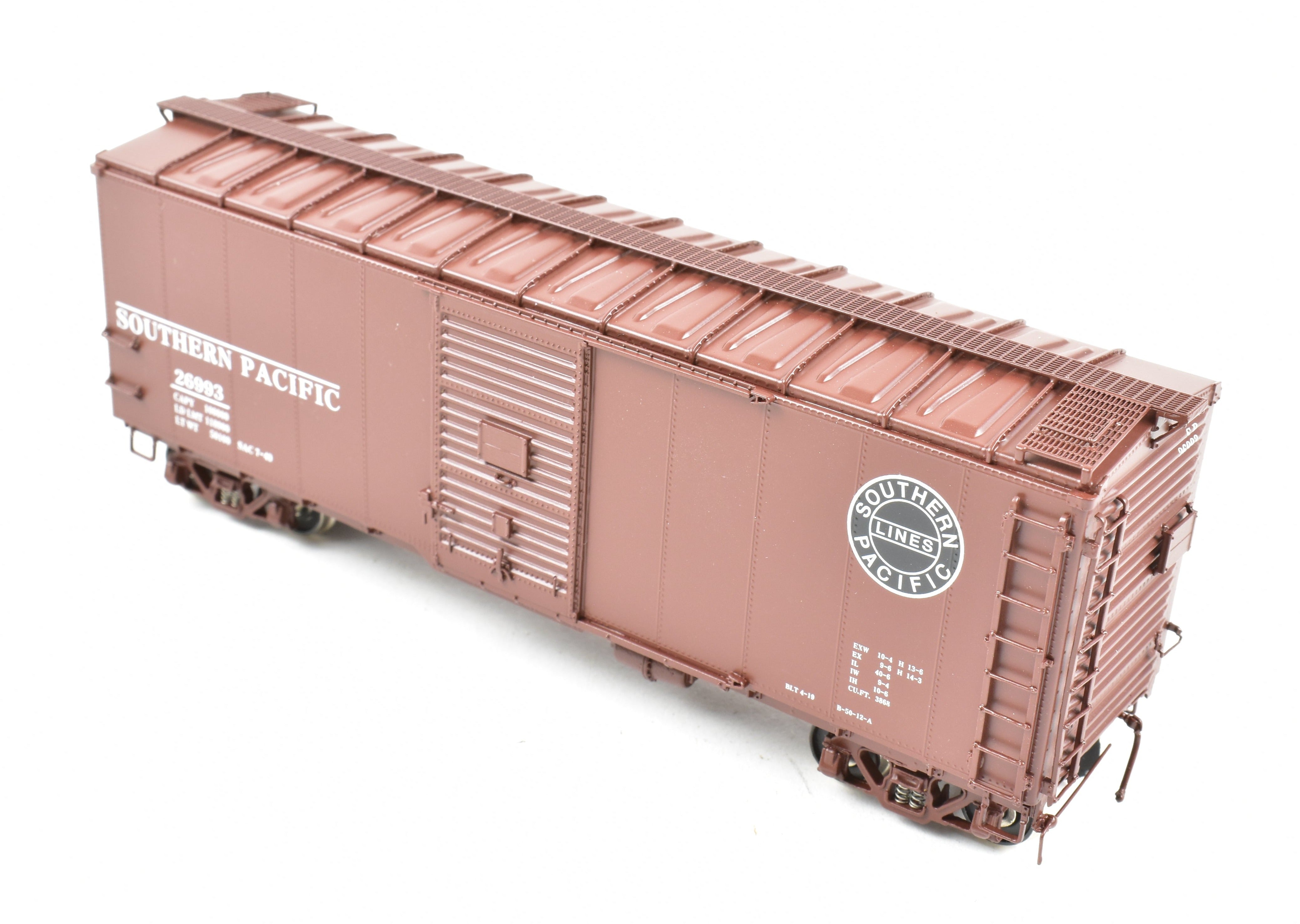 2001 HO Brass Southern Pacific Class B - 50 - 12 - A Box Car Model No. 26993