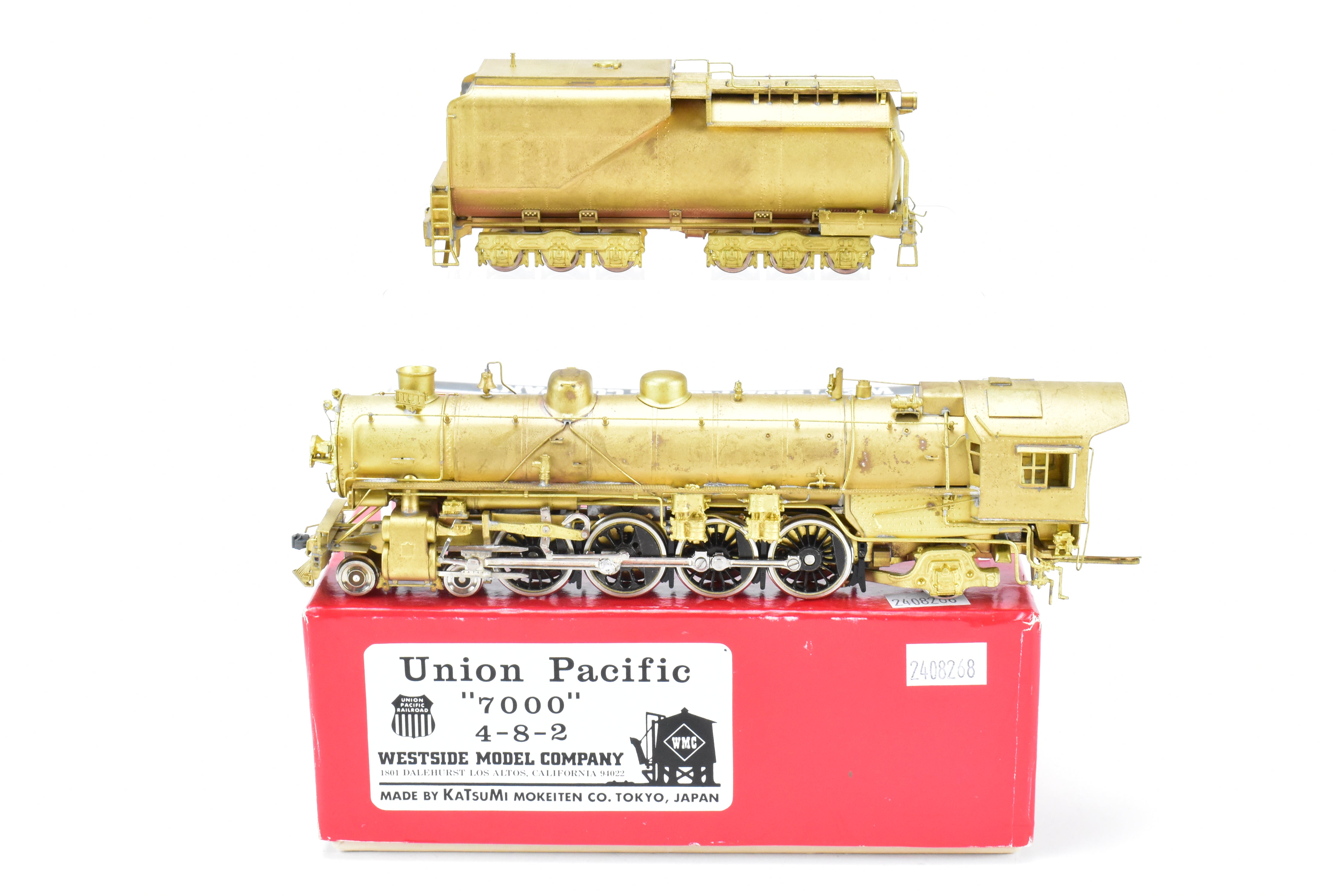 HO Scale Brass Union Pacific Class 7000 4-8-2 Model by Westside