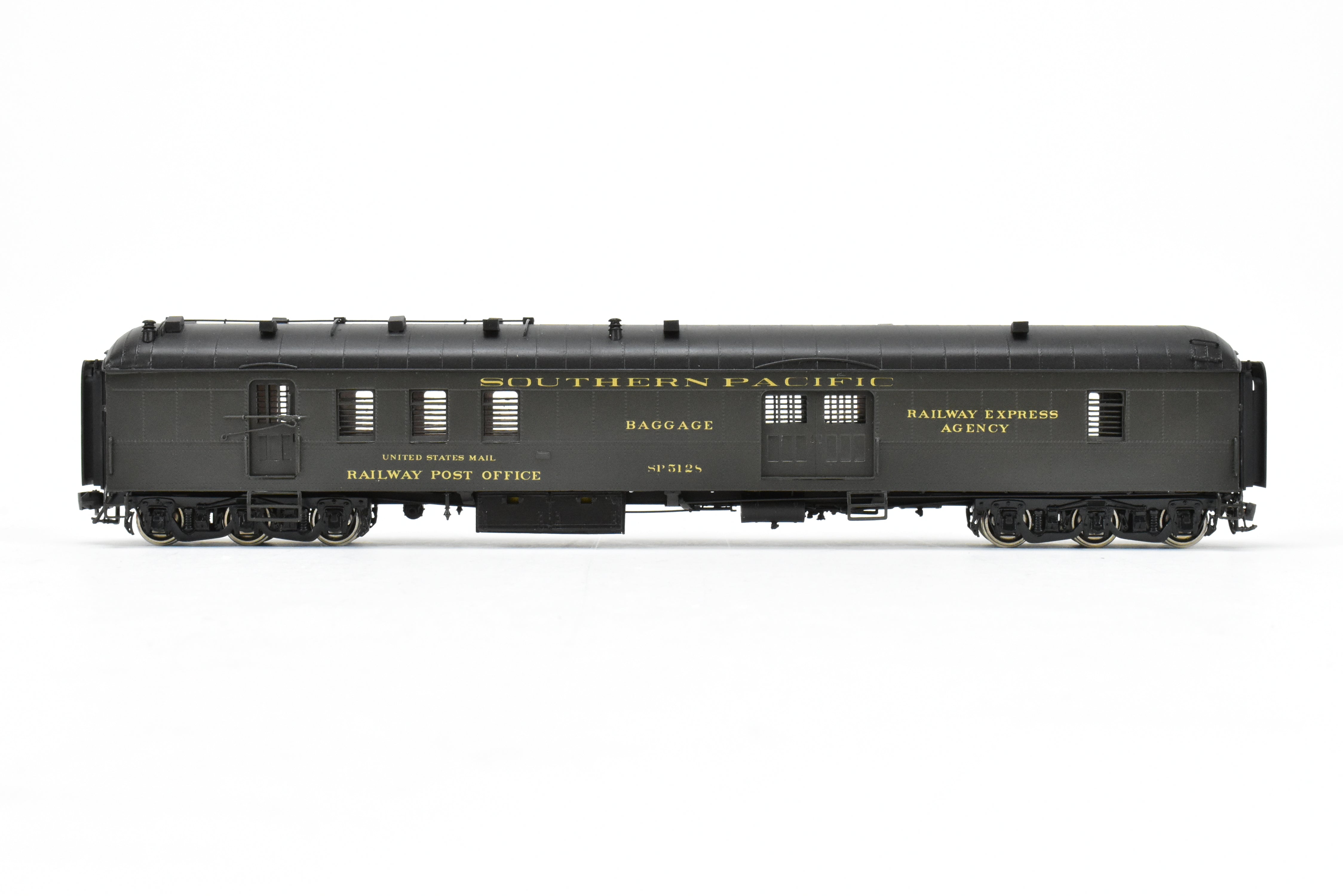 HO Scale Brass Precision Scale Co. Model of Southern Pacific Harriman RPO/Baggage Car 70 - BP - 30 - 2 with Incorrect Packaging
