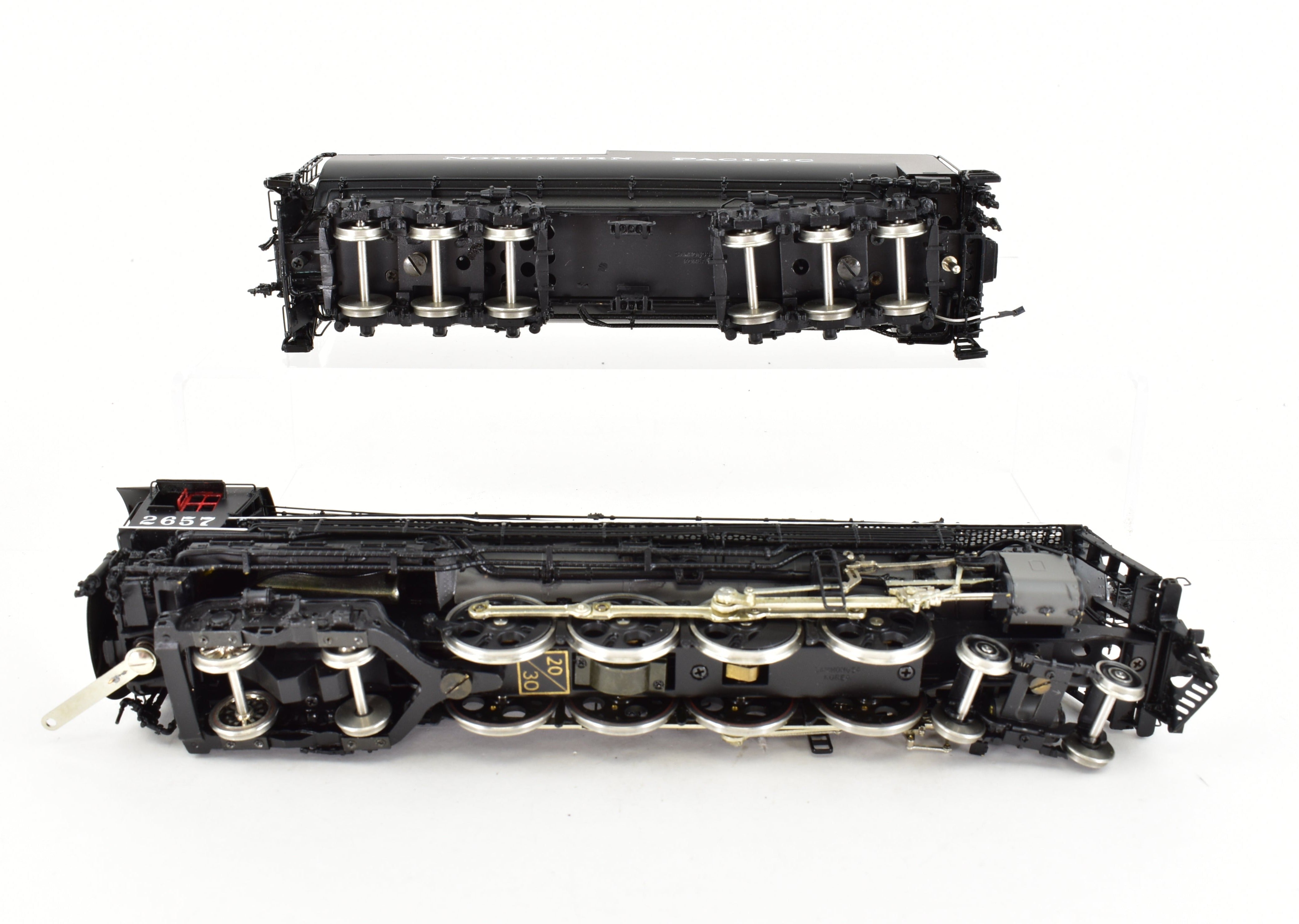 HO Scale Brass Model Train - W&R Enterprises NP Northern Pacific Class A-2 4-8-4 Limited Edition No. 3 with TCS DCC & Sound System