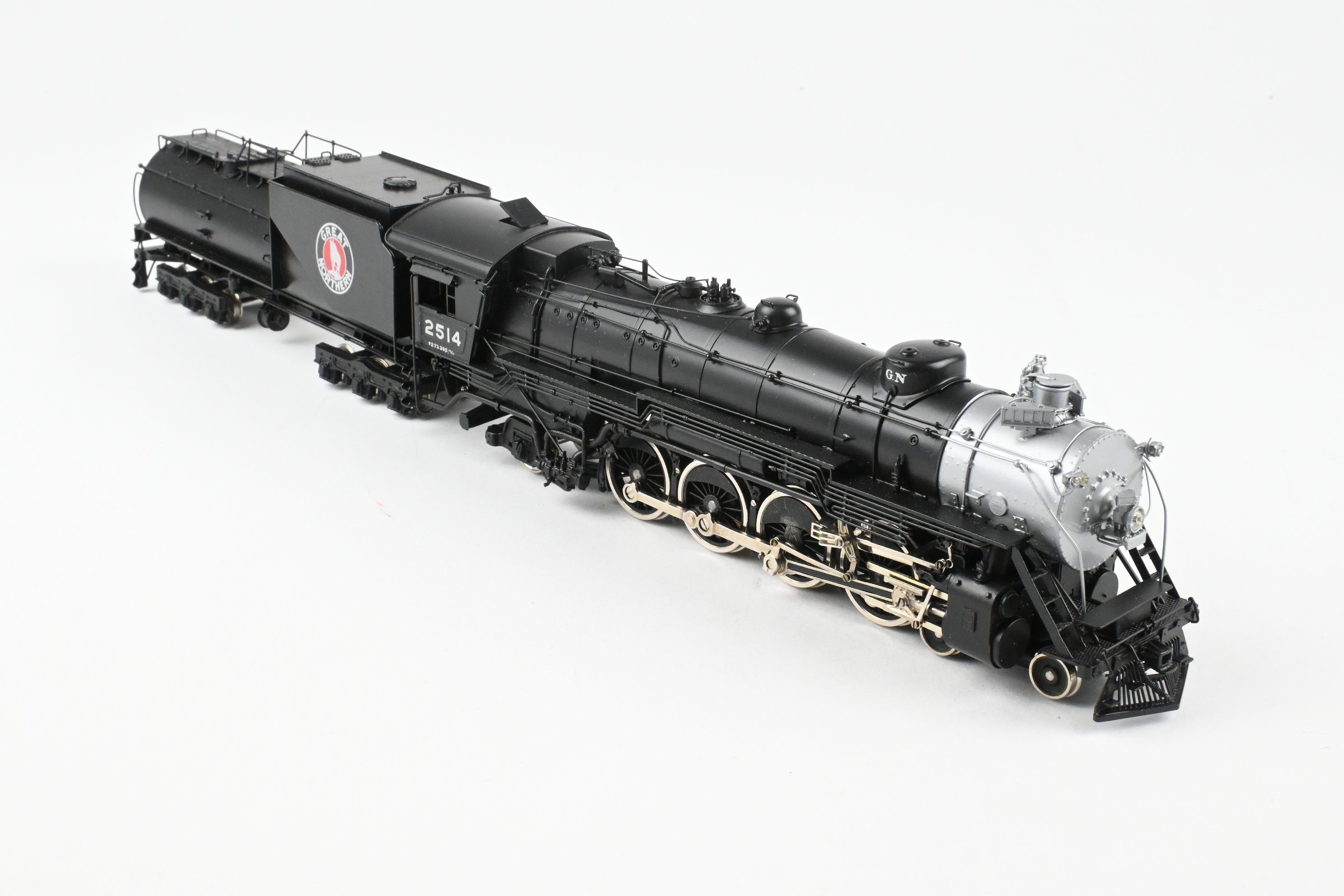 HO Scale Brass Tenshodo GN - Great Northern 4-8-2 Class P-2 Factory Painted Crown Series Steam Locomotive Model #2514