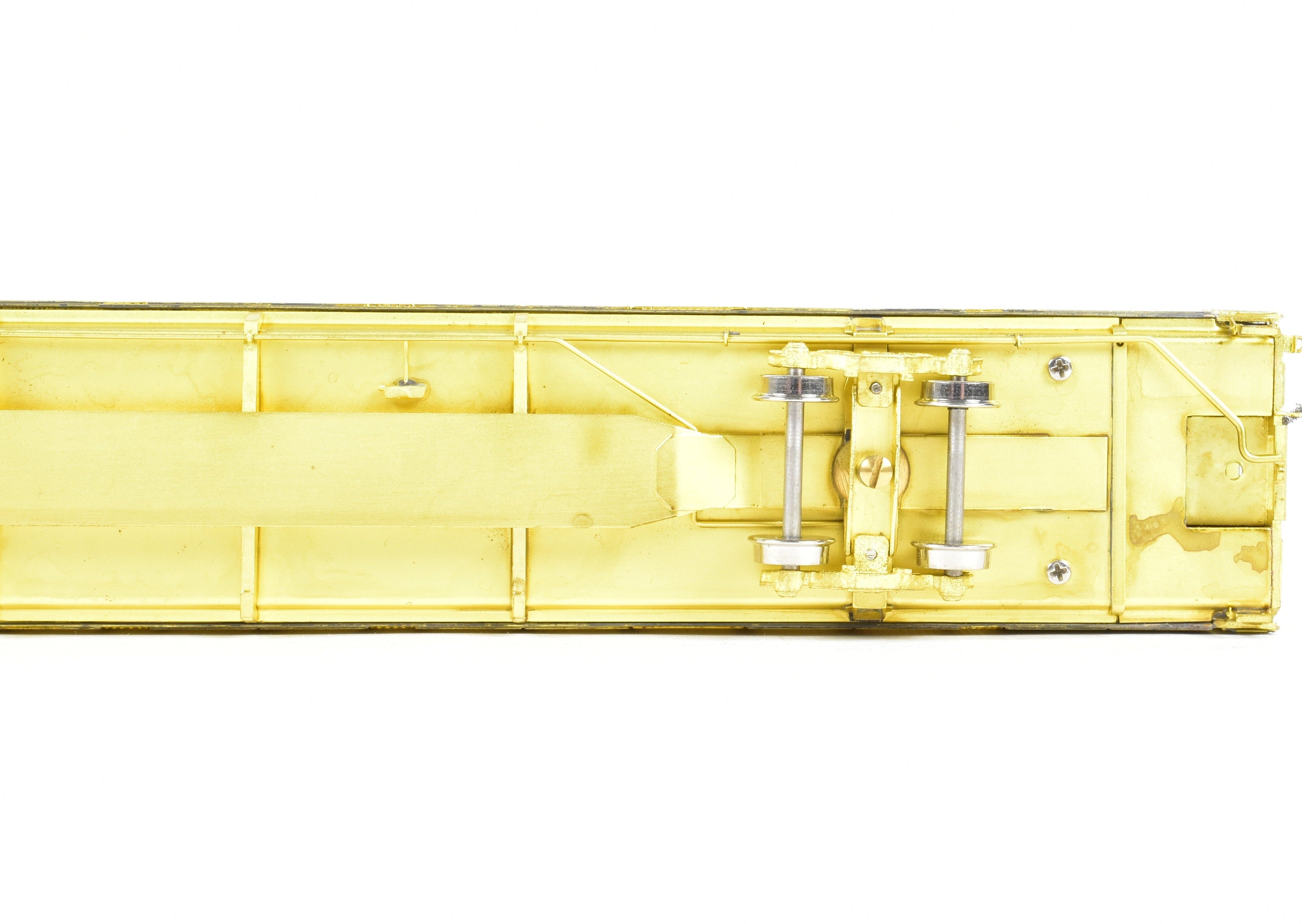 HO Scale Brass Model Safe-T-Pack Auto Rack Tri-Level with Open Top and Open Ends by Overland Models, Inc. for Various Roads including ATSF, FEC, and UP