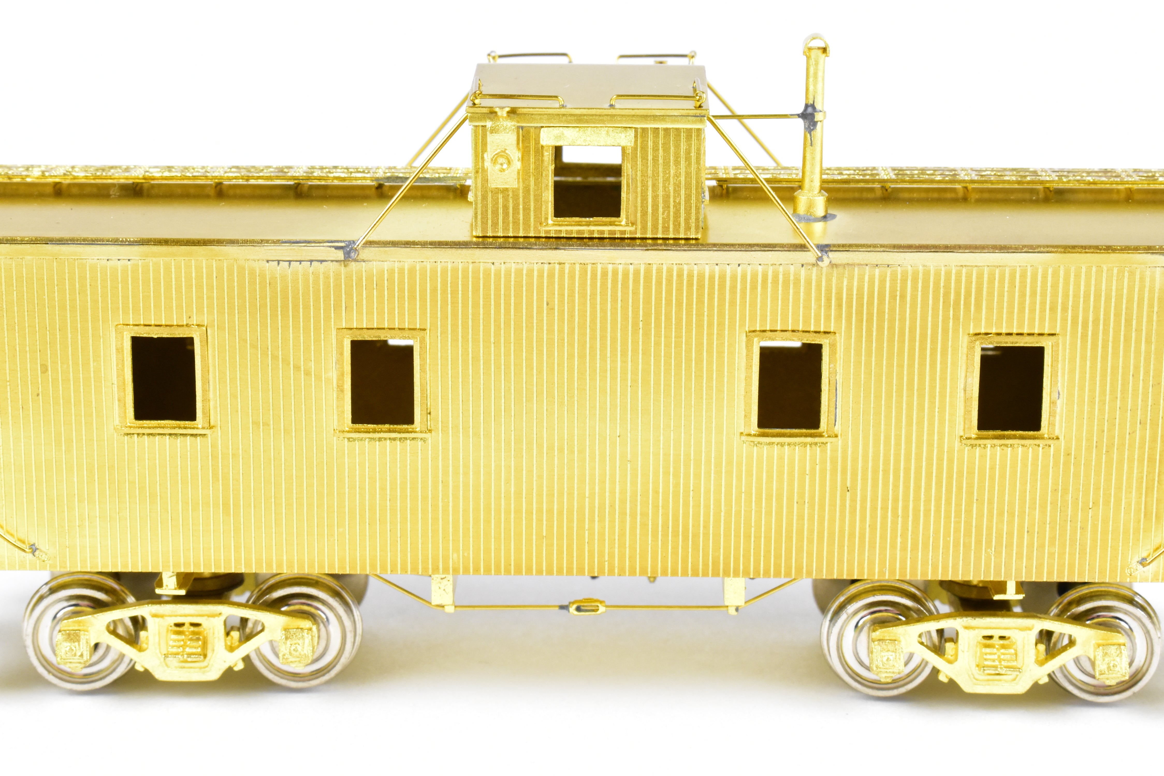 1990 HO Brass NKP Nickel Plate Road Wood Caboose by OMI Overland Models