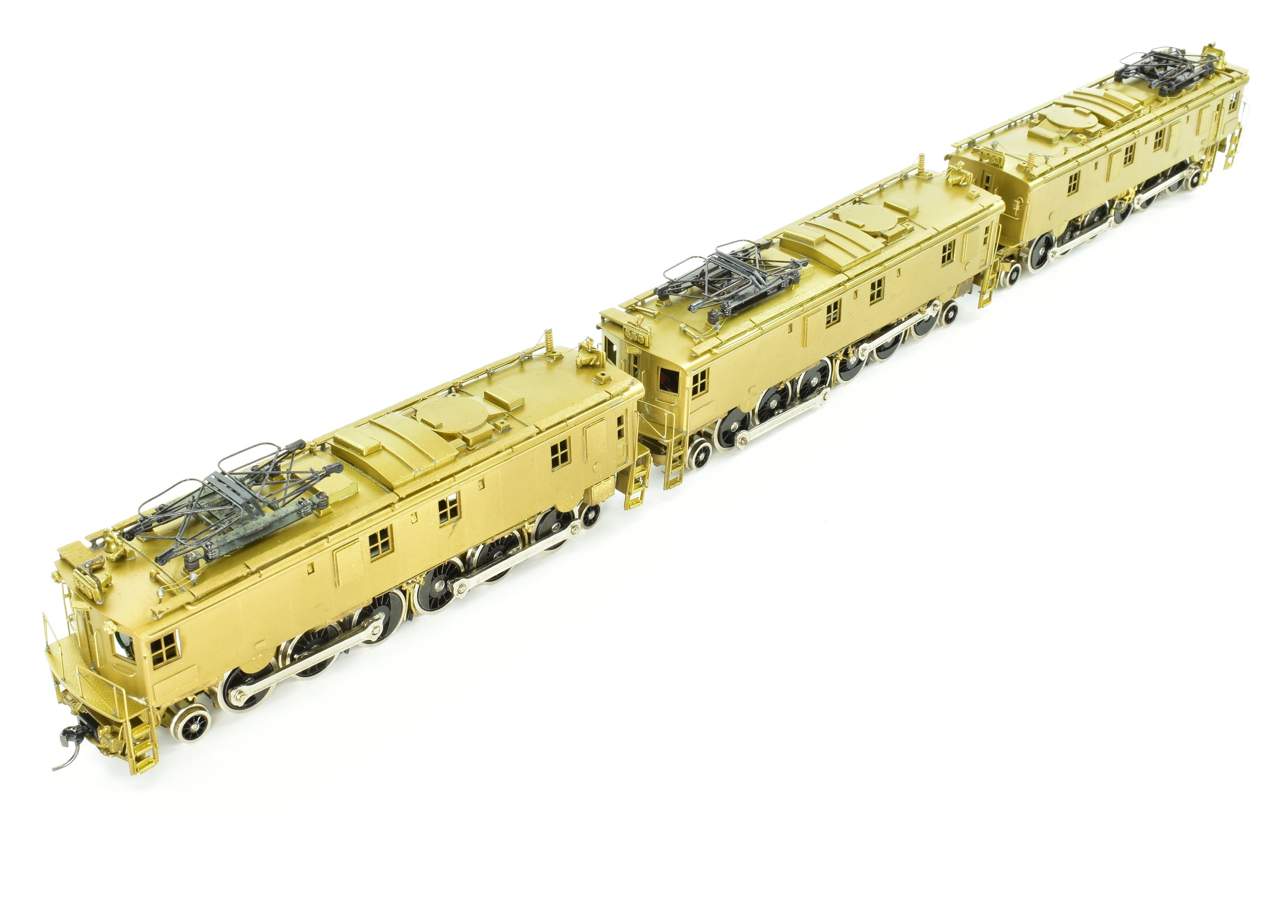 High - Quality HO Scale Brass Alco Models Virginian EL - 3a Jackshaft 3 - Unit Electric Locomotive Model for Train Enthusiasts
